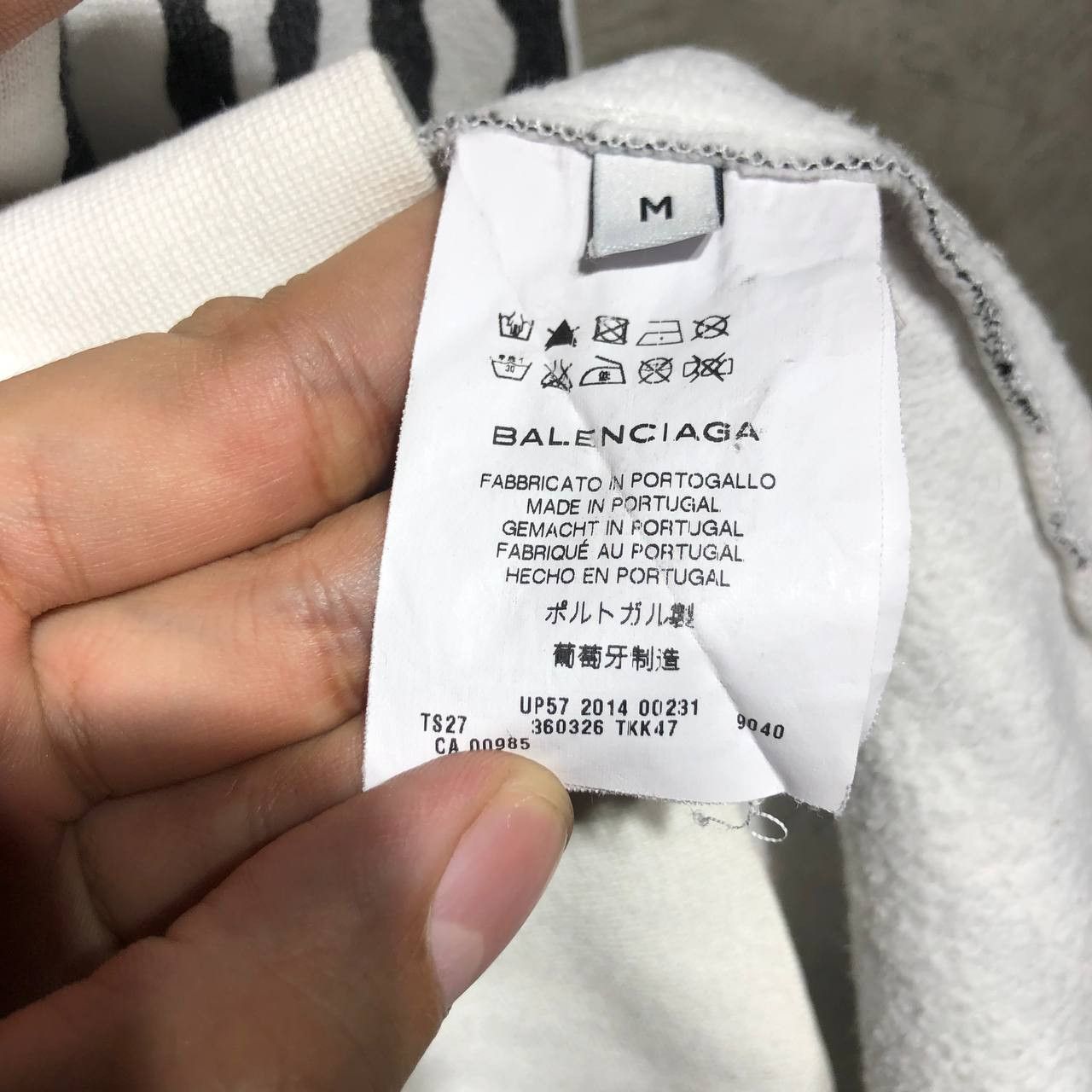 Balenciaga Balenciaga Printed stripes Hoodie Size US L / EU 52-54 / 3 - 14 Thumbnail