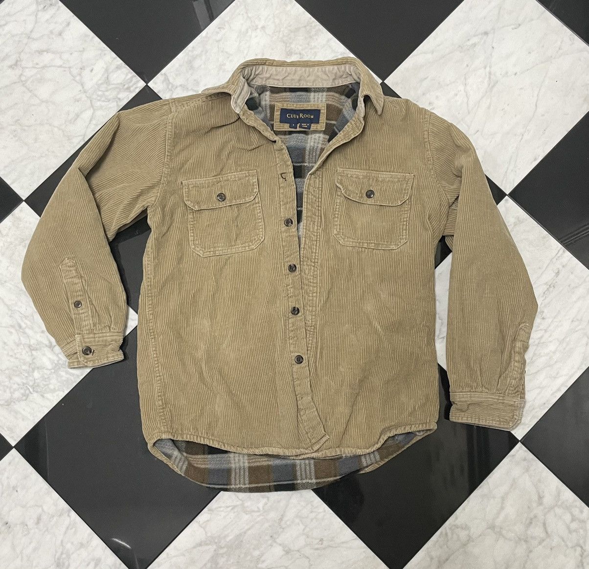 Club Room 🔥 Vintage Corduroy jacket Size US S / EU 44-46 / 1 - 1 Thumbnail