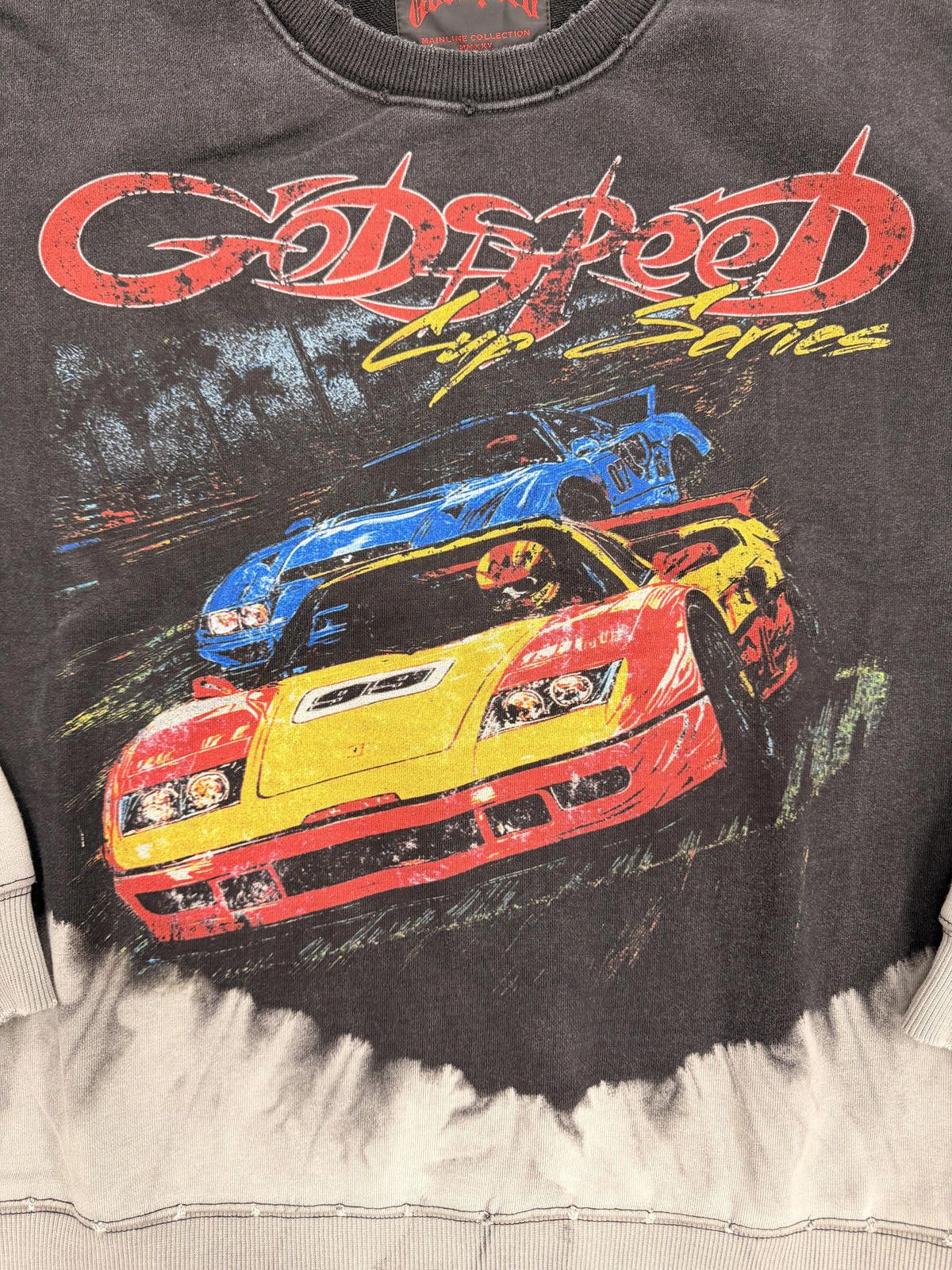 Godspeed Godspeed Black/Bleach Washed F-T-W Crewneck Size US XL / EU 56 / 4 - 2 Thumbnail
