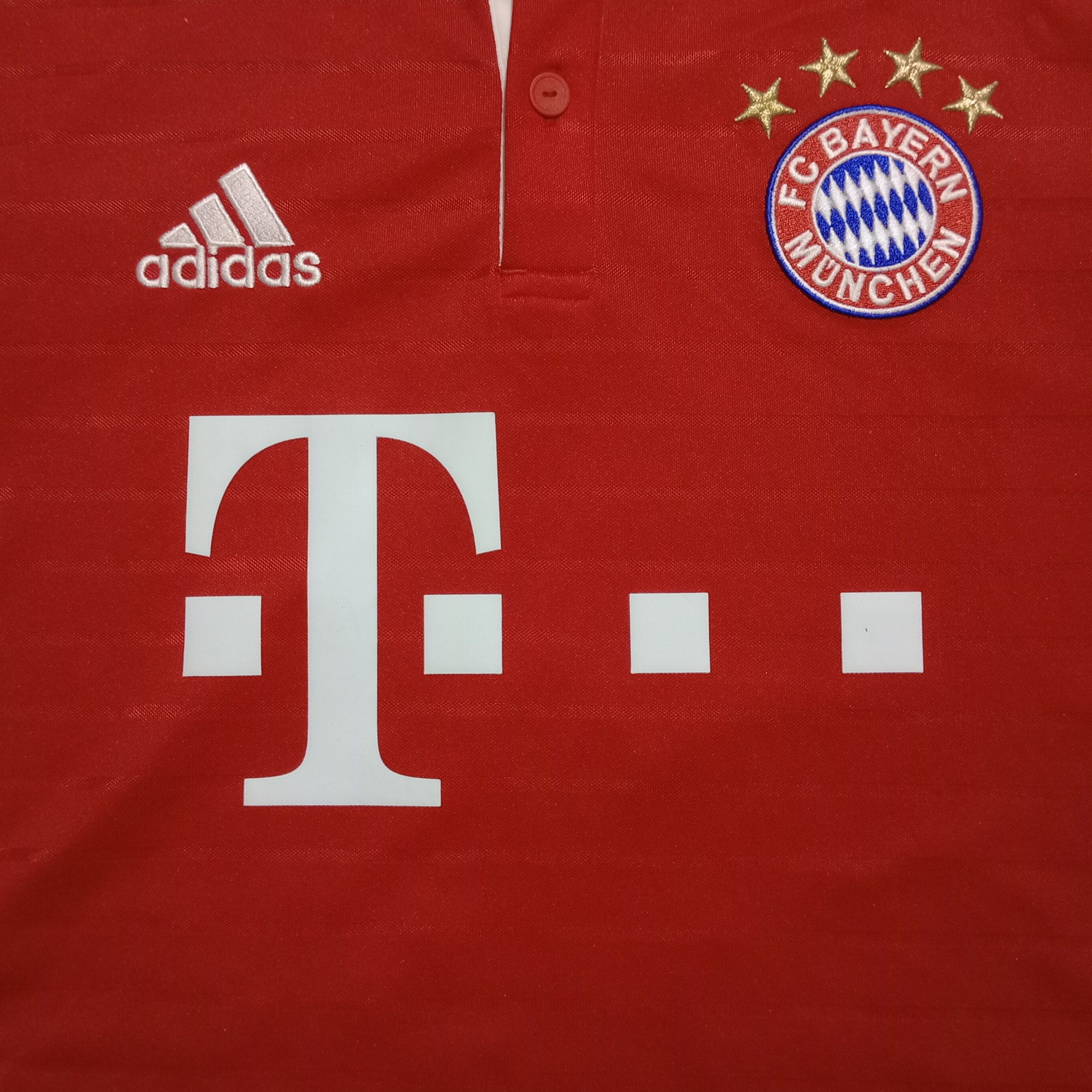 Adidas Bayern Munchen 2016-2017 Home Jersey Robert Lewandowski 9 Size US S / EU 44-46 / 1 - 3 Thumbnail