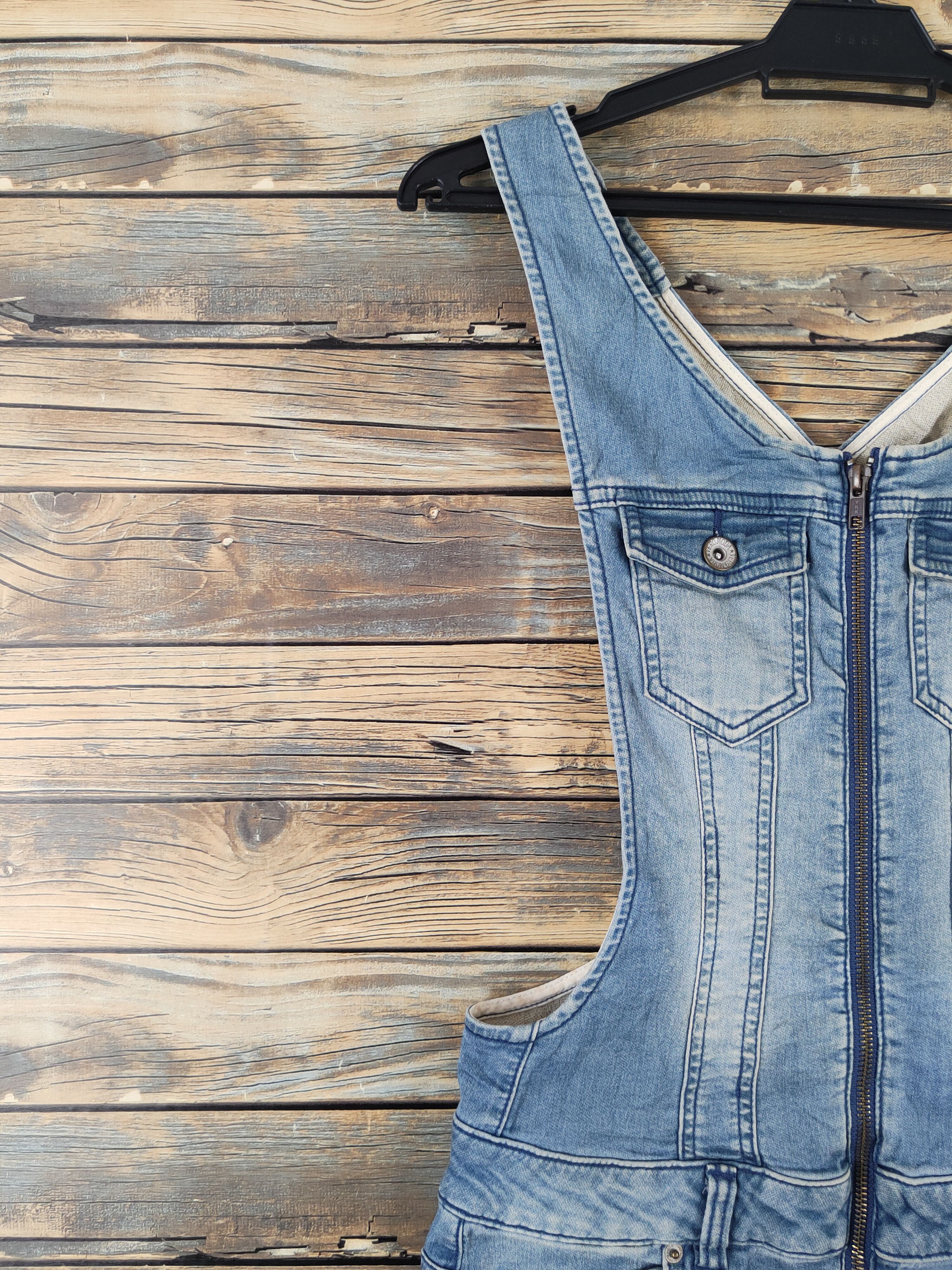 Japanese Brand × Vintage Vintage Vero Moda Blue Denim Skirt Jumpsuits Size 30" / US 8 / IT 44 - 3 Thumbnail