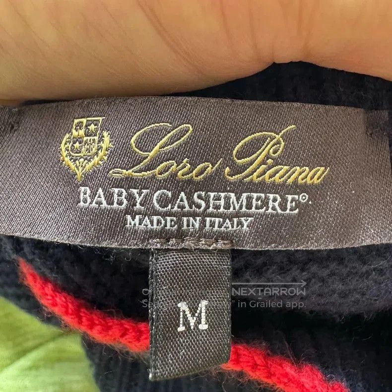 Loro Piana Loro Piana Striped Cashmere Sweater. Size US M / EU 48-50 / 2 - 3 Thumbnail