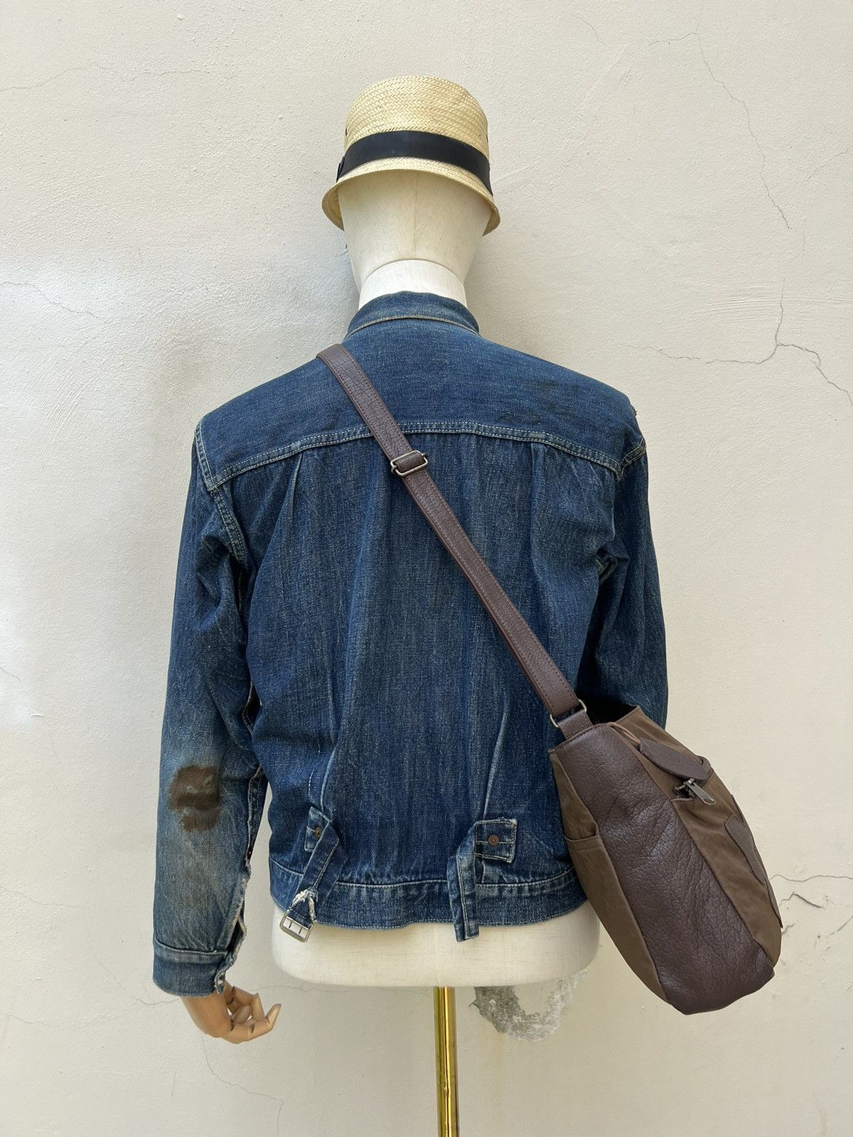 Leather Vintage Ibiza Japan Hybrid Leather Sling Bag Size ONE SIZE - 2 Thumbnail