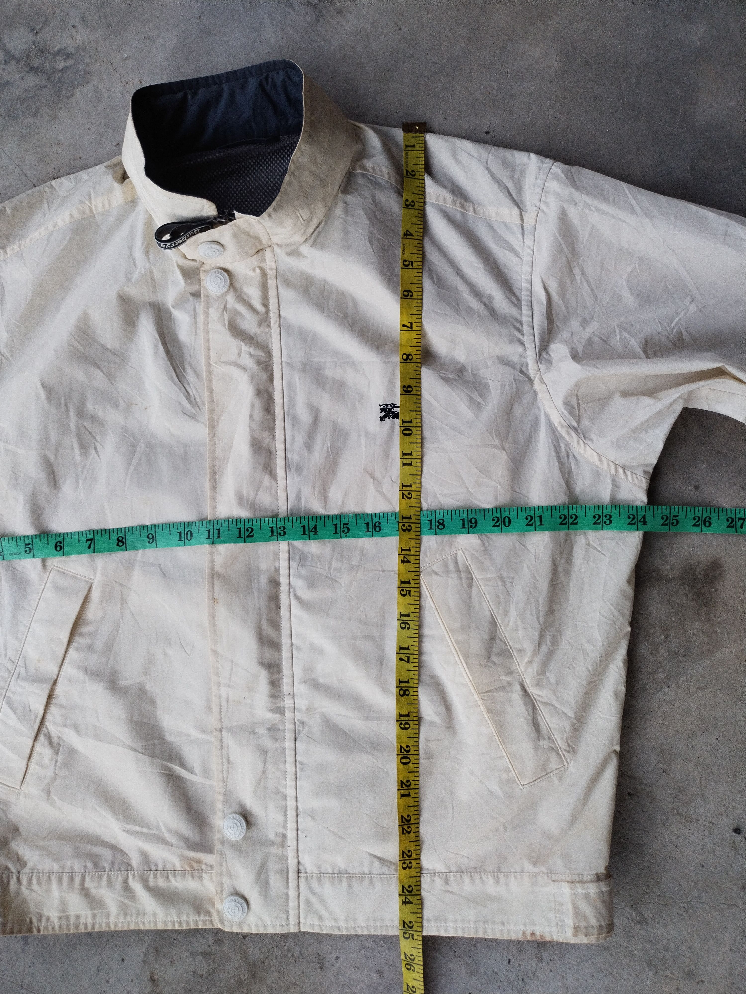 Burberry Vintage Burberry Sport Light Jacket Cream Size US M / EU 48-50 / 2 - 8 Thumbnail