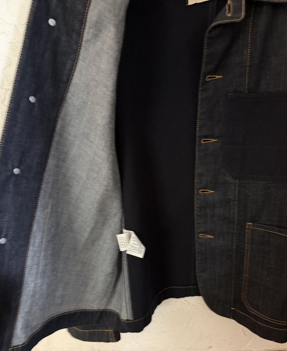 Marni Marni FW2013 Wool Cotton Denim Chore Coat Jacket Size L Size US L / EU 52-54 / 3 - 5 Thumbnail