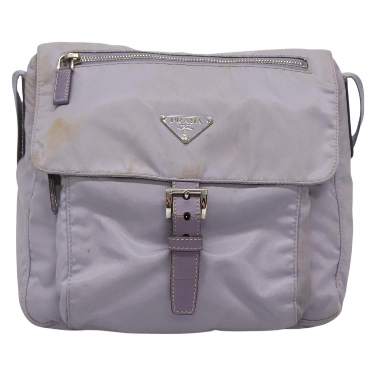 Prada PRADA Shoulder Bag Nylon Purple Silver Size ONE SIZE - 2 Thumbnail