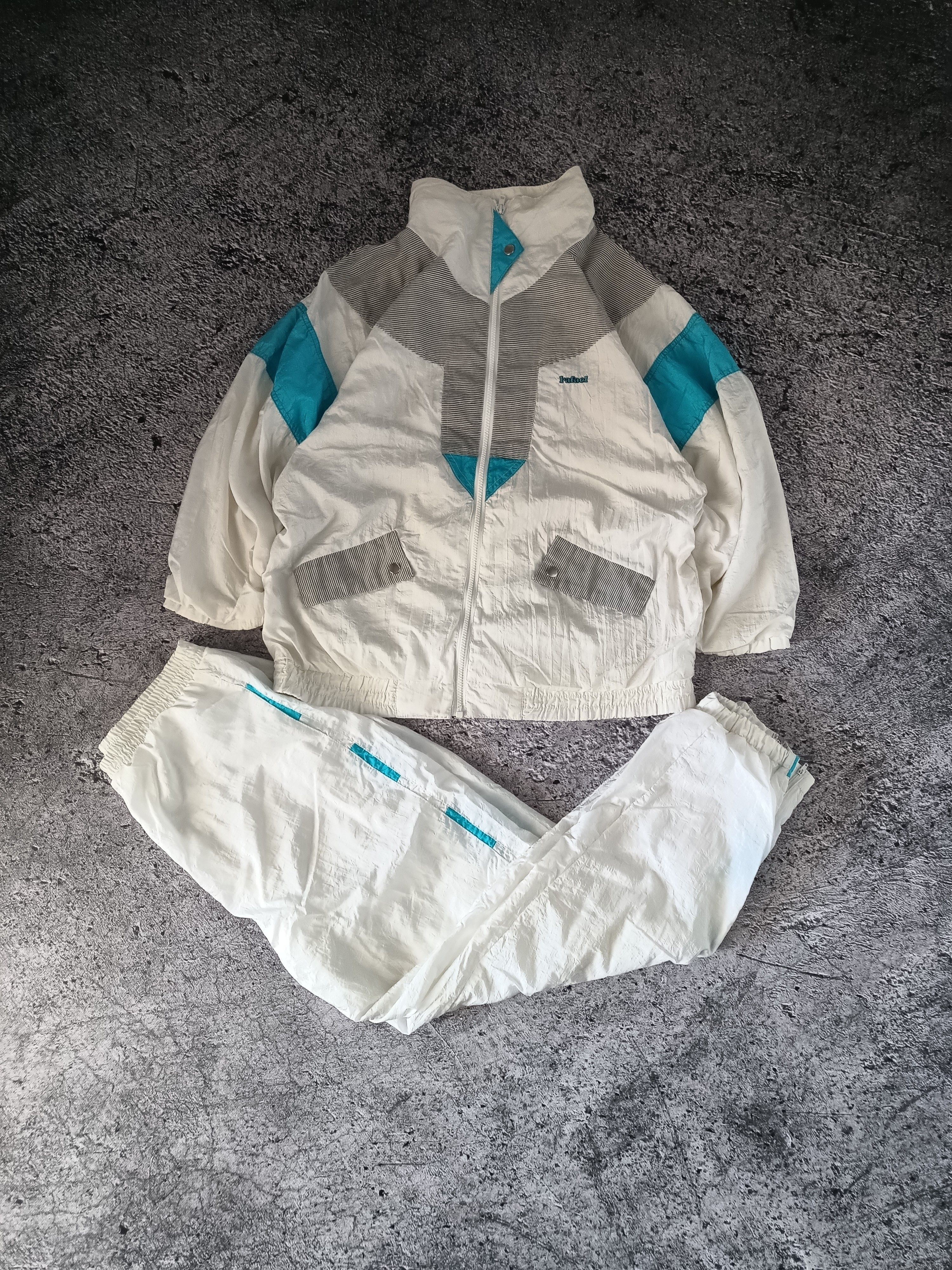 Vintage cargo 80s 90s Vintage Y2K Tracksuit Set Jacket M Size M / US 6-8 / IT 42-44 - 1 Thumbnail