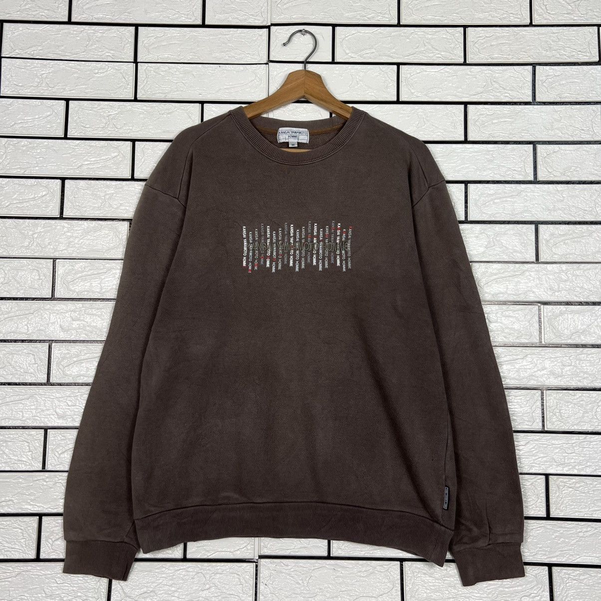 Kansai Yamamoto KANSAI YAMAMOTO HOMME Crewneck Sweatshirt #4229-C193 Size US M / EU 48-50 / 2 - 1 Thumbnail