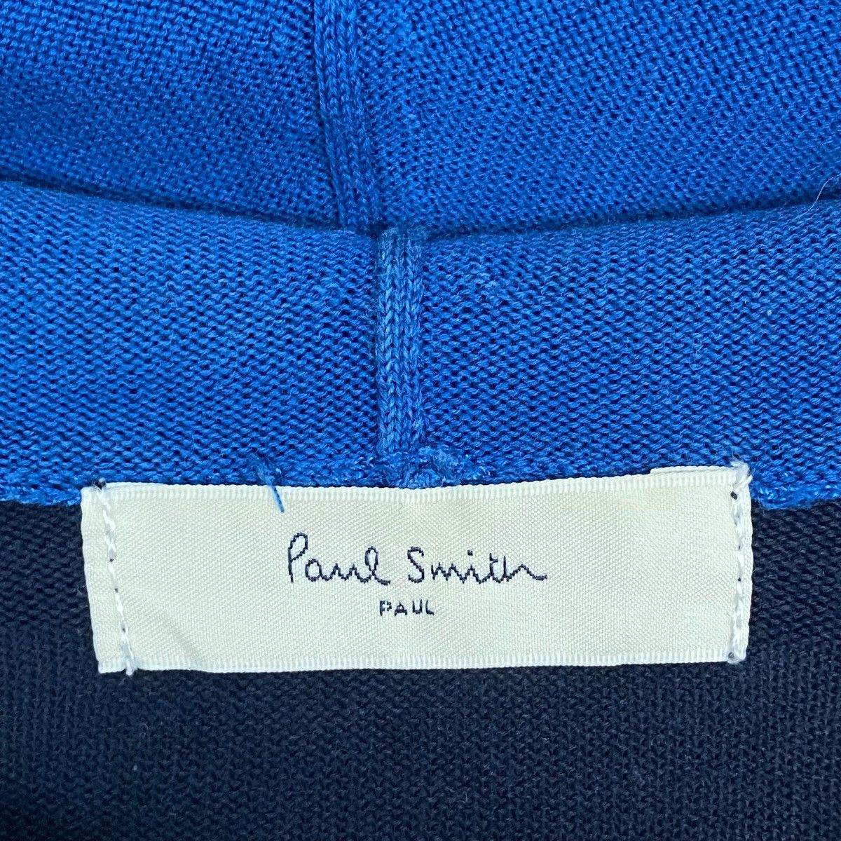 Vintage Vintage Paul Smith Hoodie Sweater Blue Pullover Size L Size US L / EU 52-54 / 3 - 5 Thumbnail