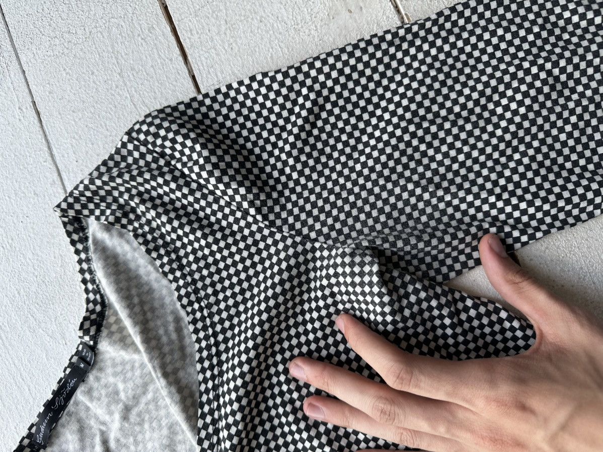 Gudrun Sjoden 🚨GUDRUN SJODEN CHECK BLACK WHITE OPIUM LUXURY LONGSLEEVE Size M / US 6-8 / IT 42-44 - 3 Thumbnail