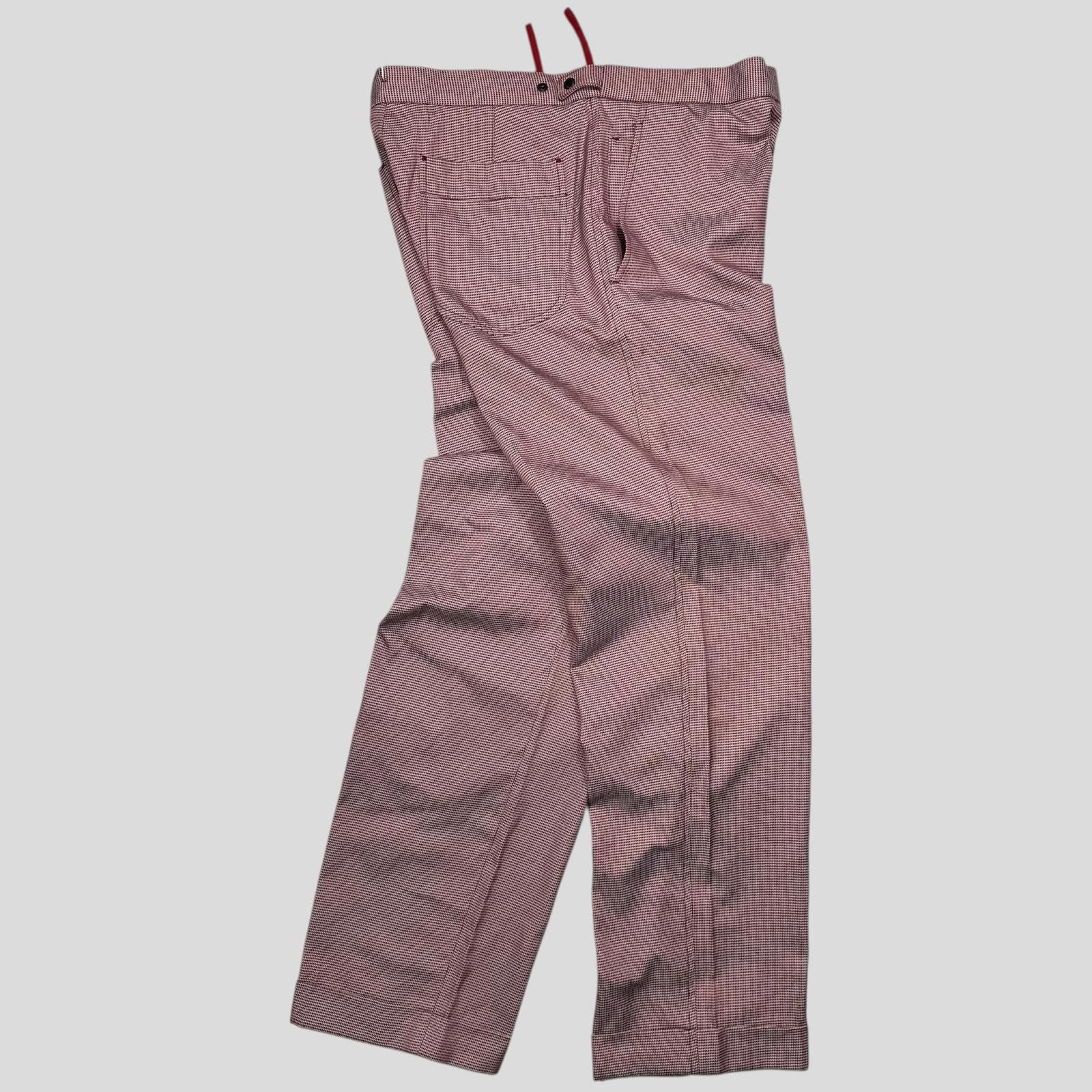 Prada Prada Sport 2001 SAMPLE Houndstooth Stash Pocket Trousers M Size US 32 / EU 48 - 1 Thumbnail