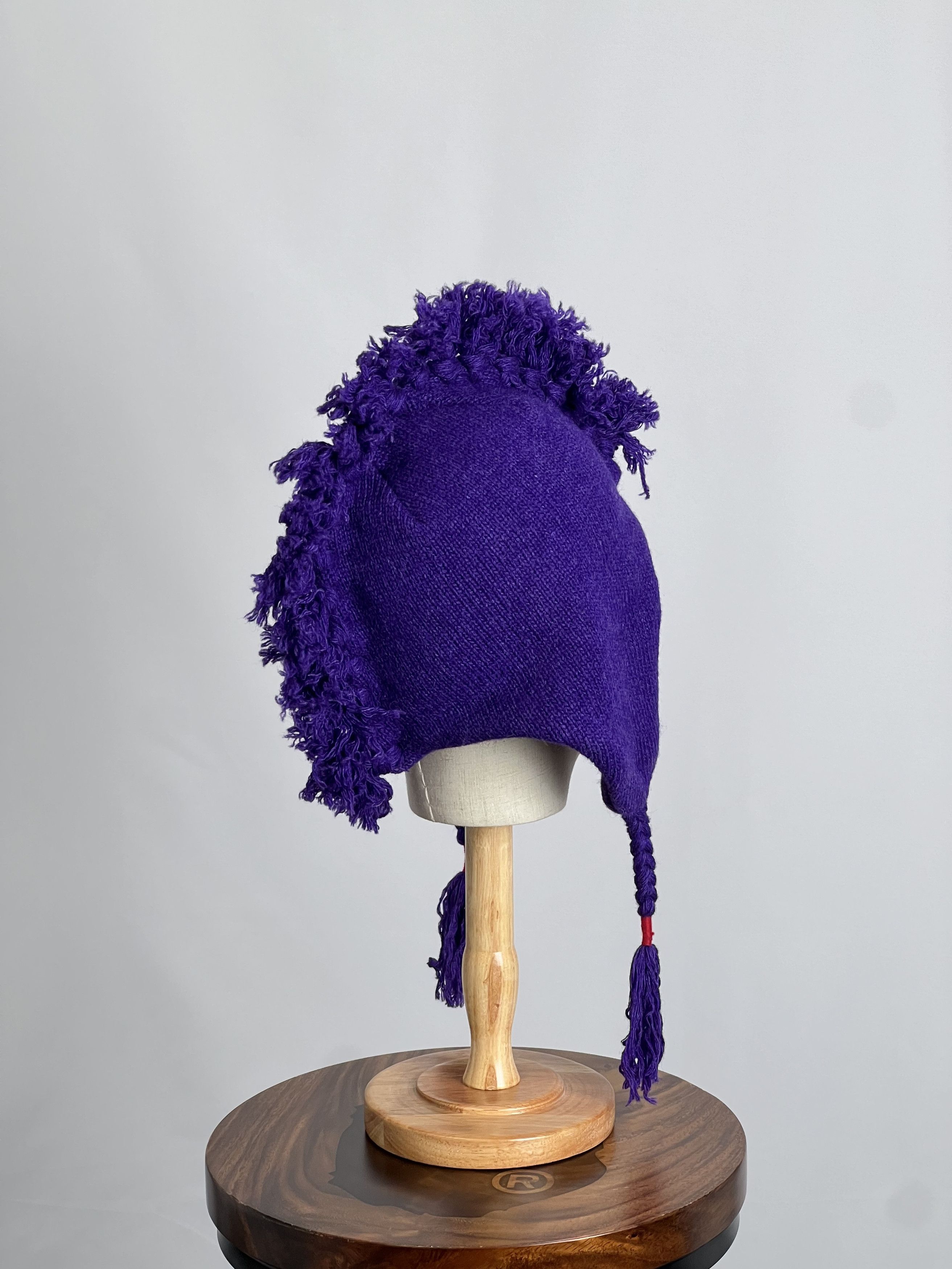 Brand New DAIRIKU Mochican Knit Cap Purple