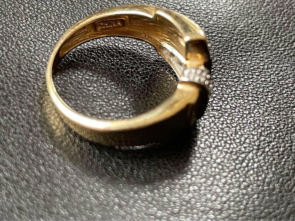Designer Vintage Diamond 14K Gold Ring Size ONE SIZE - 7 Thumbnail