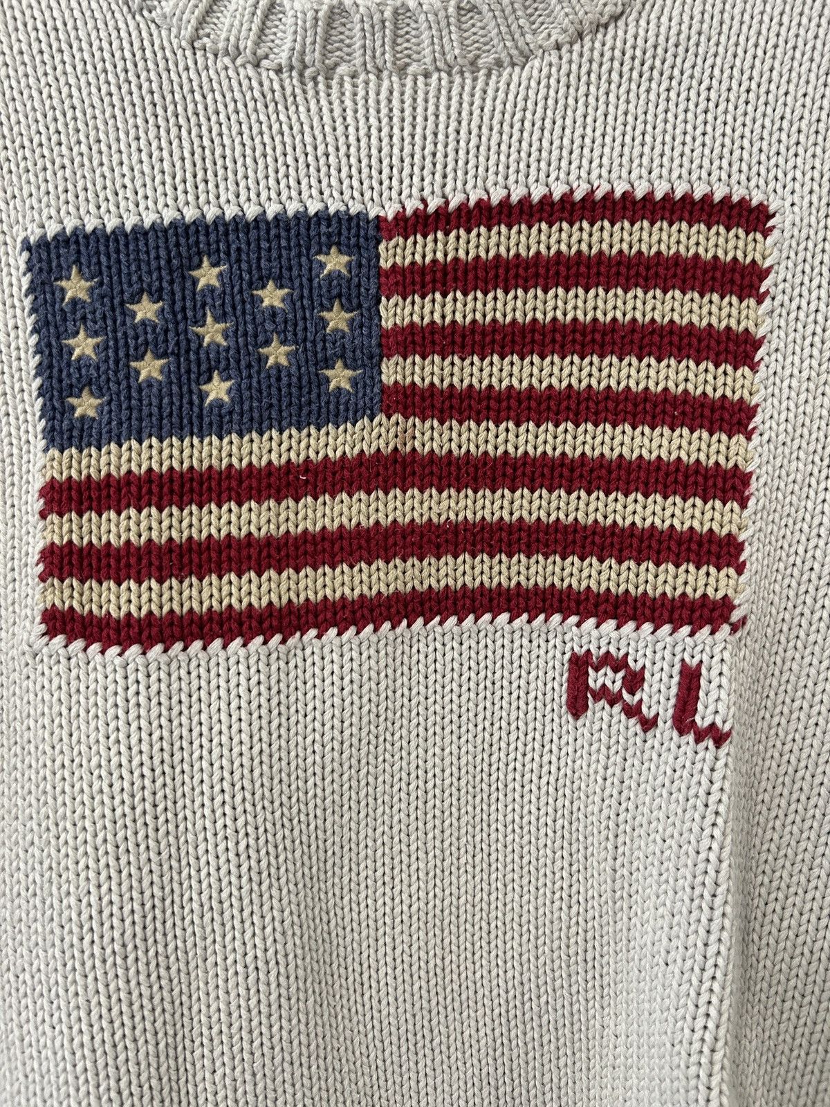 Ralph Lauren Ralph Lauren USA Flag Knit Sweater Size US M / EU 48-50 / 2 - 3 Thumbnail