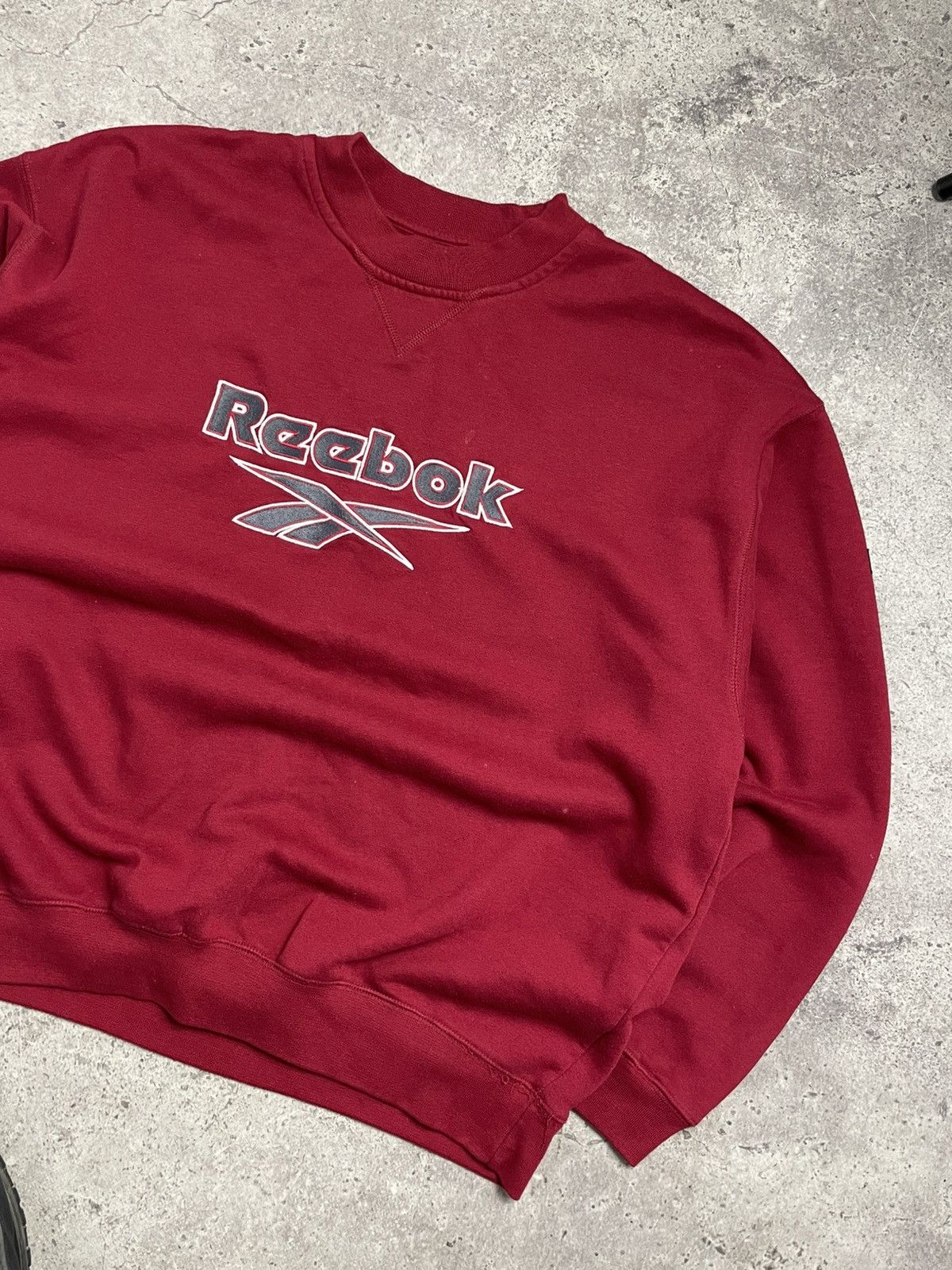Reebok Reebok Vintage Sweatshirt Big Center Logo 90s Size US XL / EU 56 / 4 - 2 Thumbnail