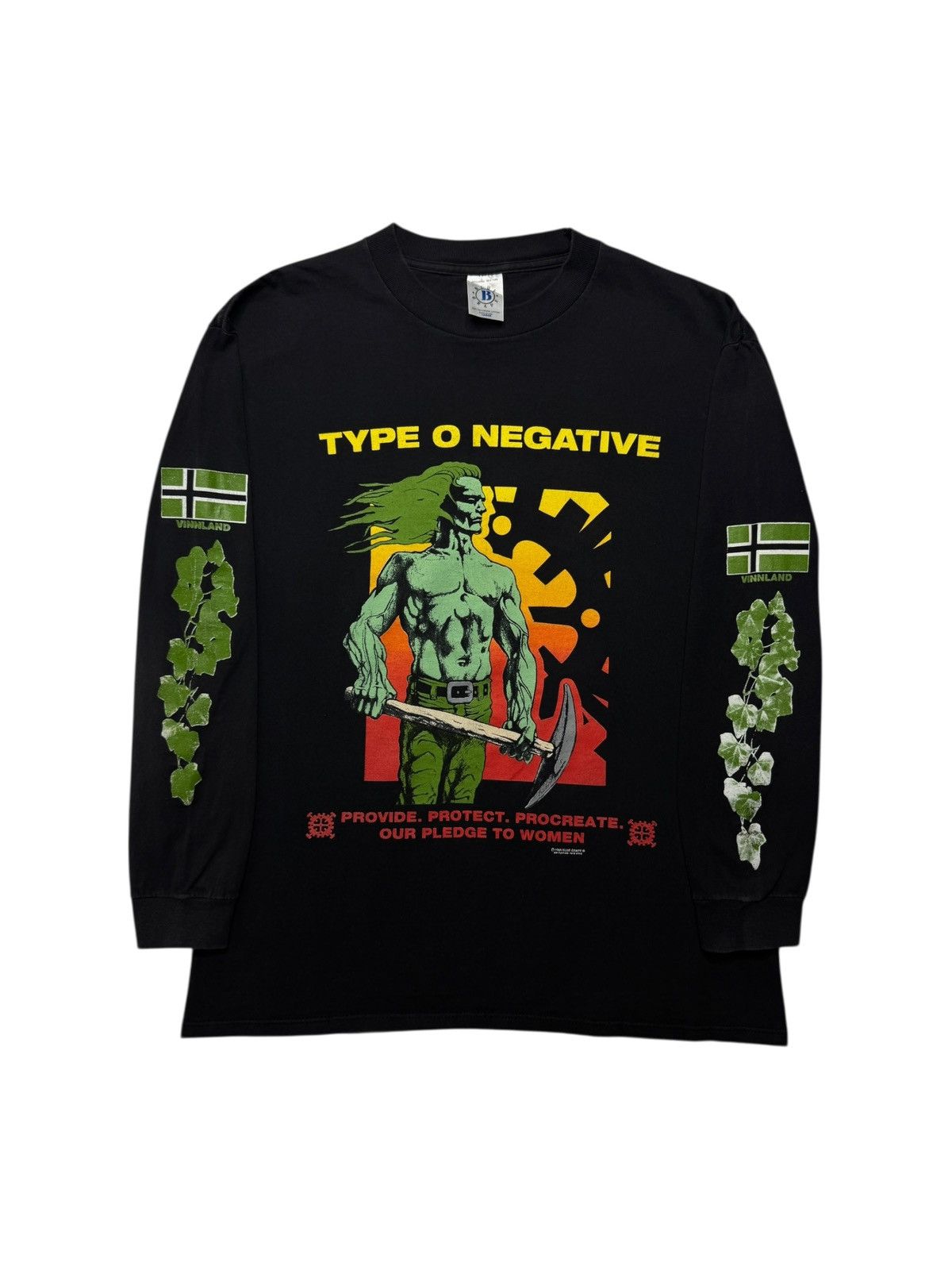 Vintage Vintage Nine Inch Nails too fucked to care LS Tee