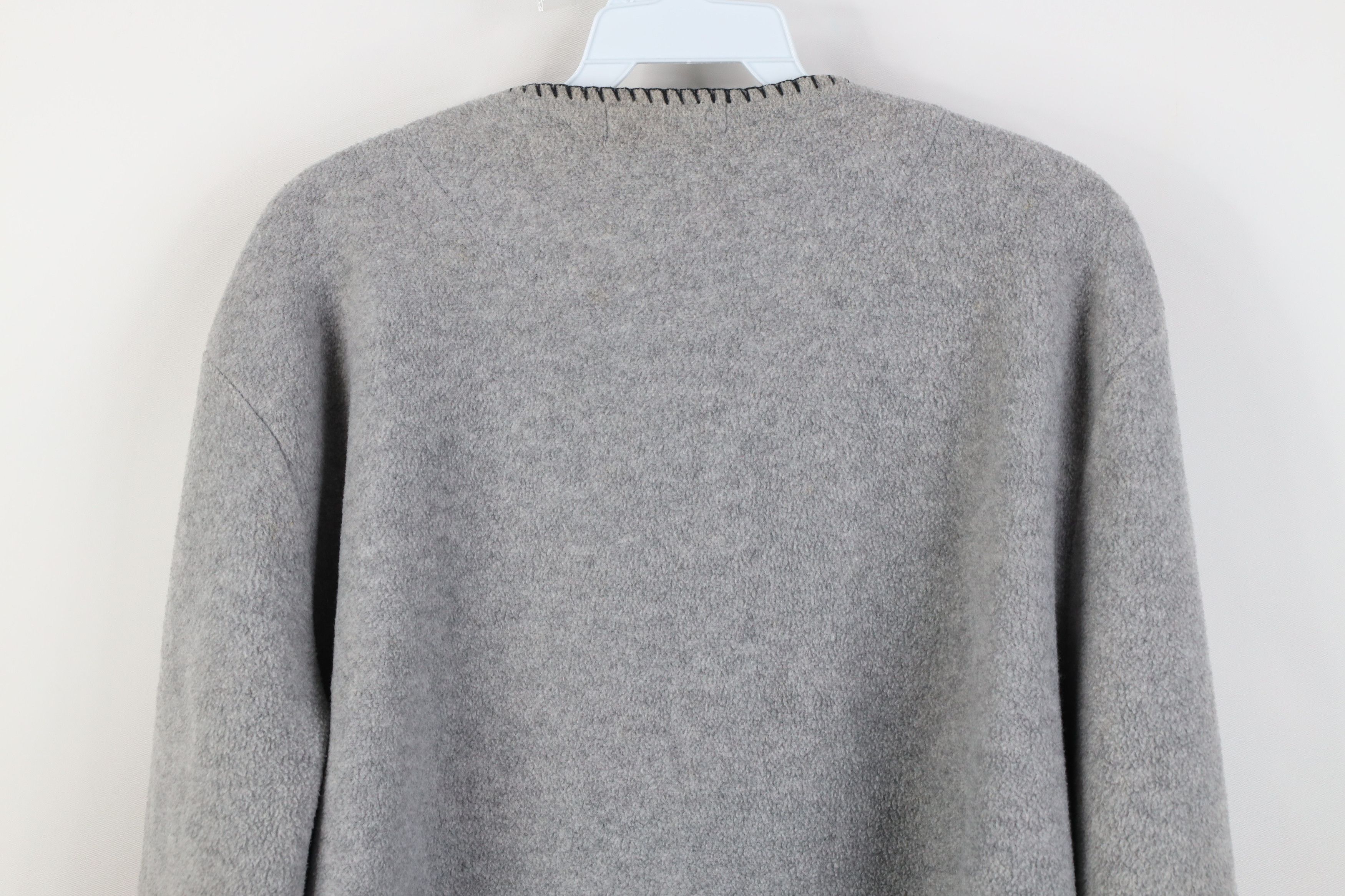 Vintage Vintage 90s Streetwear Cardinal Bird Fleece Cardigan Sweater Size XL / US 12-14 / IT 48-50 - 12 Thumbnail