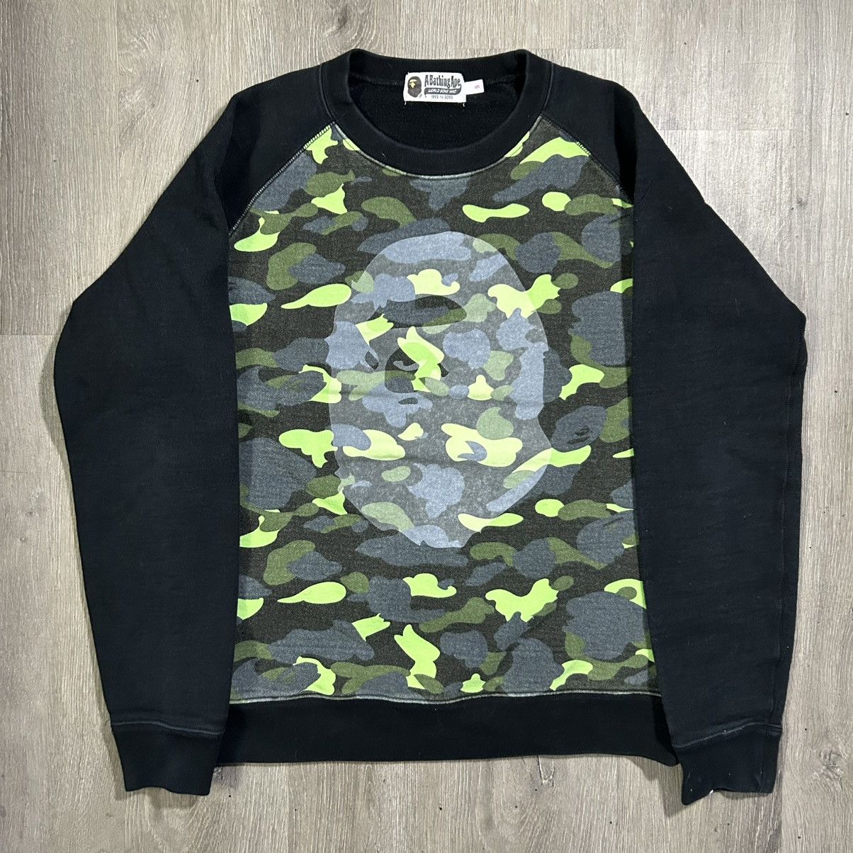Bape BAPE Black Camo Glow in the Dark Sweatshirt Size S / US 4 / IT 40 - 1 Thumbnail