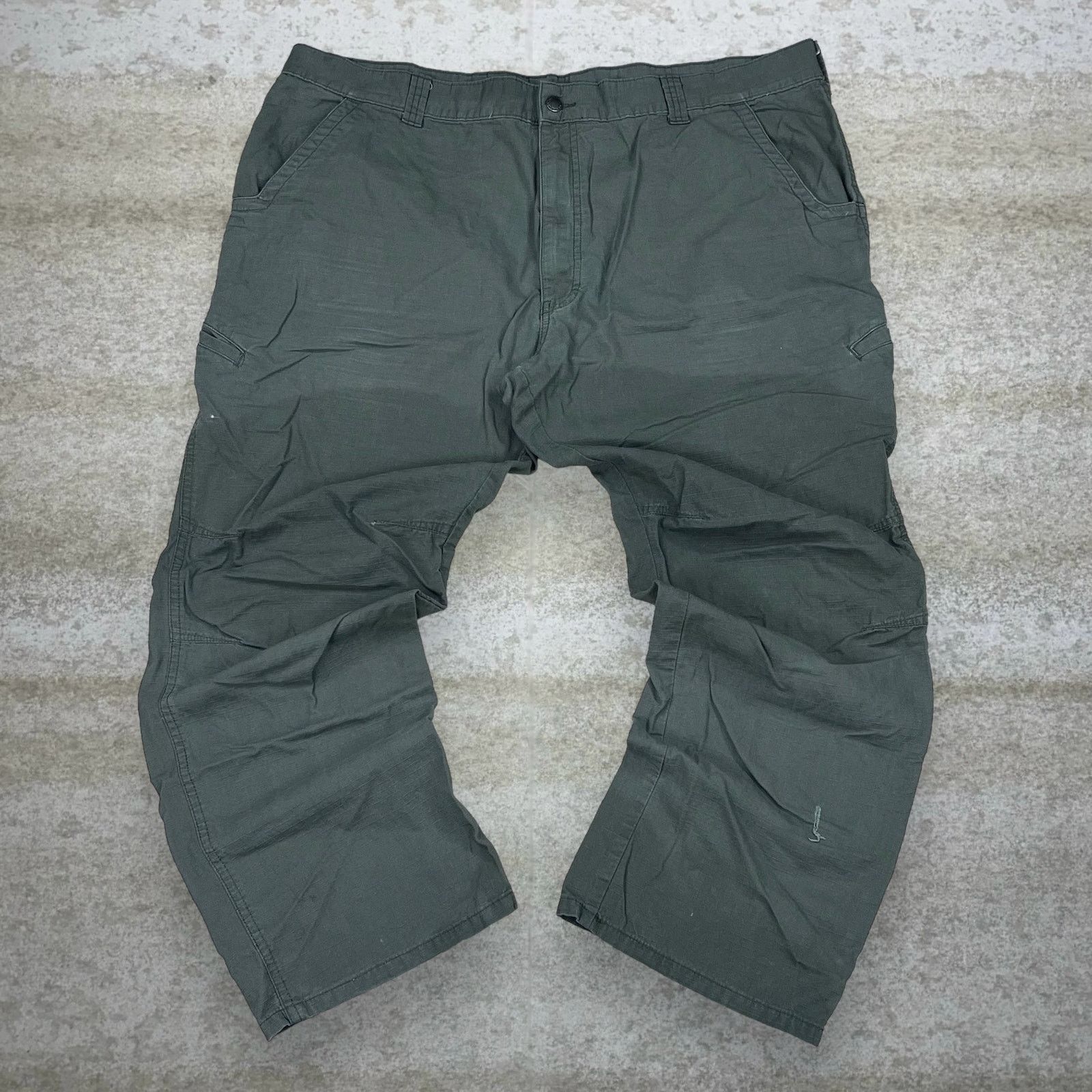 Dickies Vintage 90s Dickies Carpenter Pants 44x30 Baggy Wide Green Size US 44 / EU 60 - 2 Thumbnail