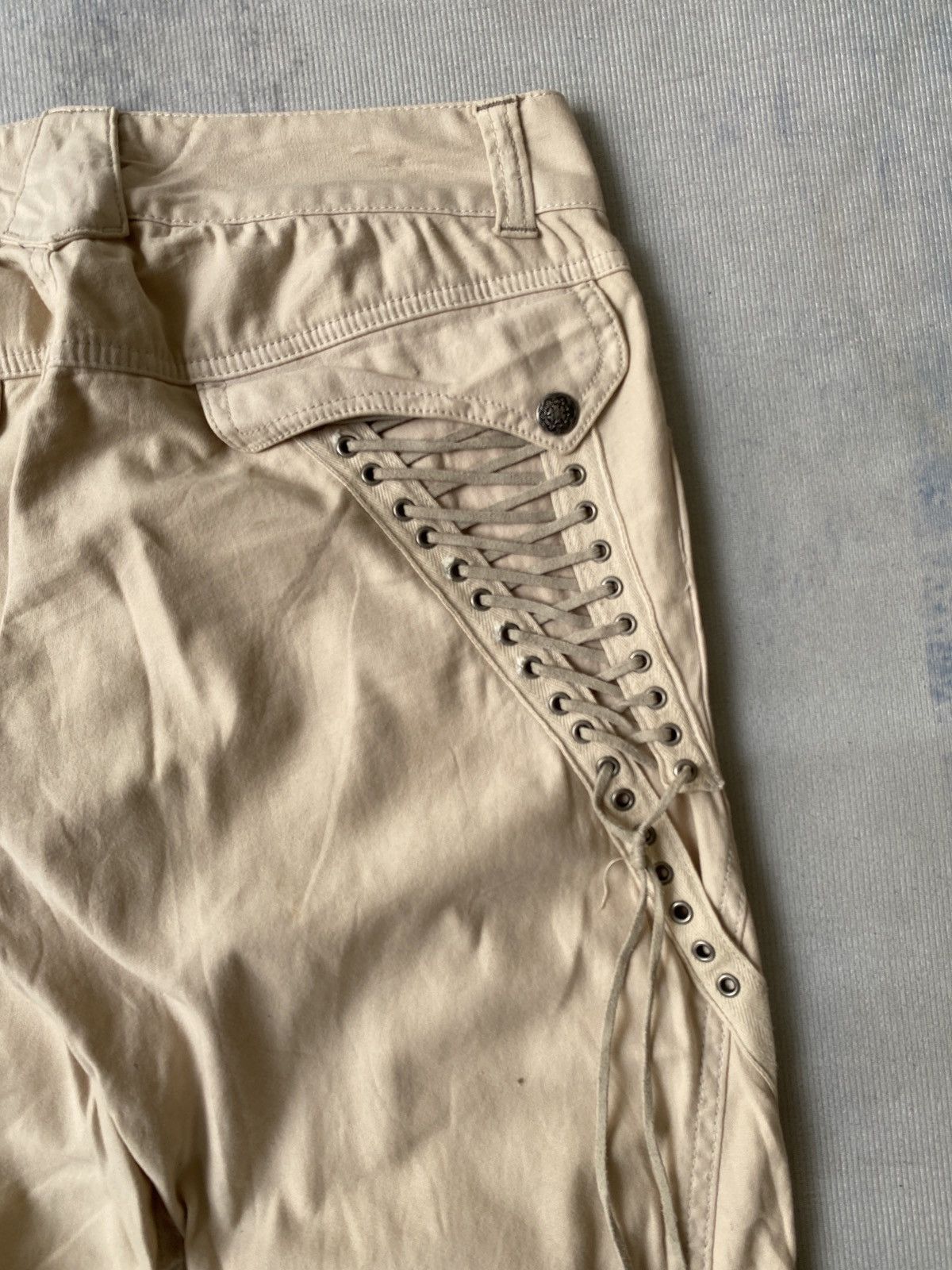 Japanese Brand × Le Grande Bleu (L.G.B.) × Tornado Mart 2000s - Cook Jeans Pant Laces Back Pocket Design Size US 30 / EU 46 - 16 Thumbnail