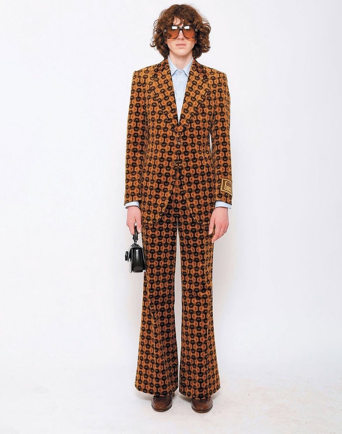 Gucci Gucci 100 Year Anniversary Velvet Horsebit Suit Size 38R - 1 Thumbnail
