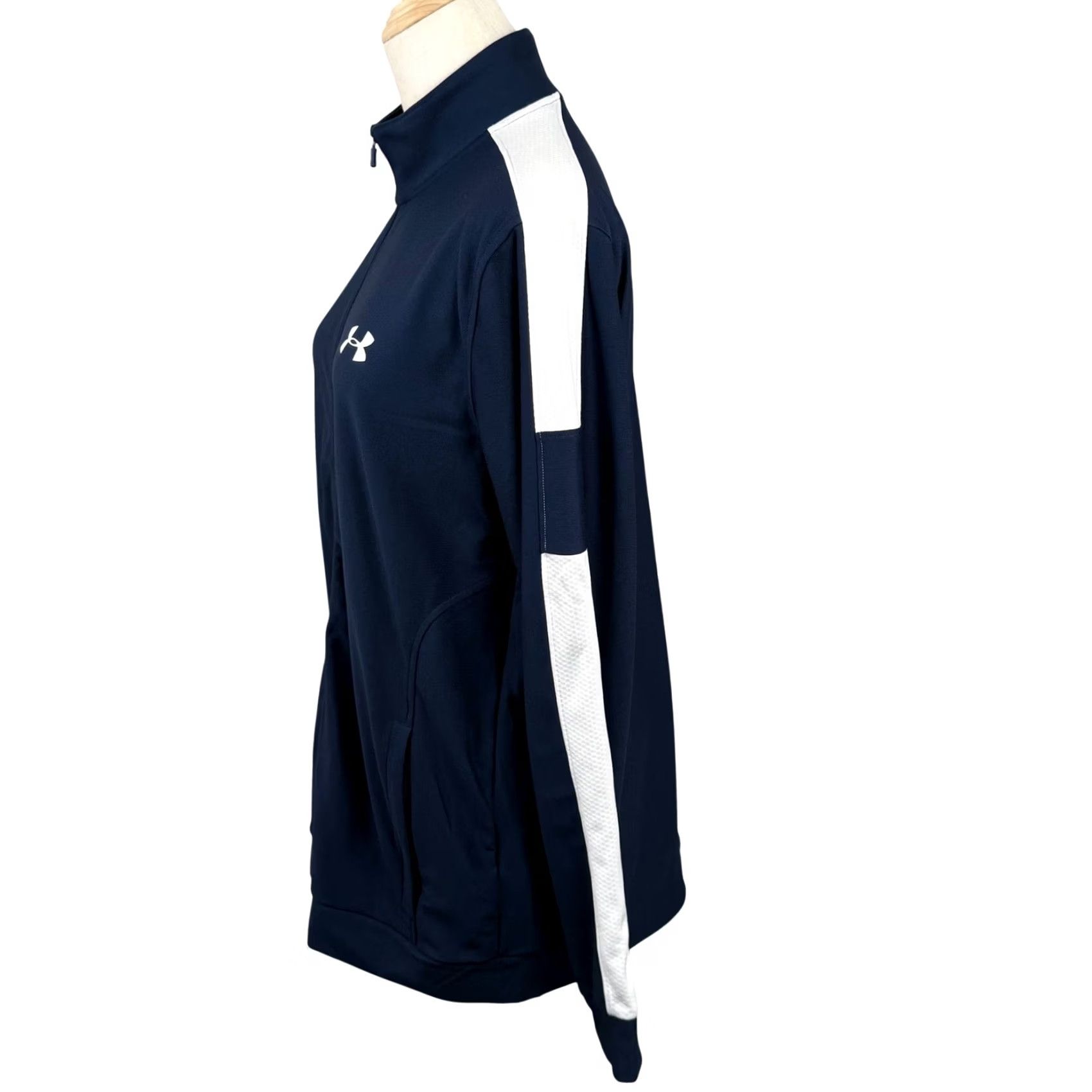 Under Armour Under Armour Mens M Twister Full Zip Track Jacket Blue Sportswear Fitted 1347293 Size US M / EU 48-50 / 2 - 2 Thumbnail