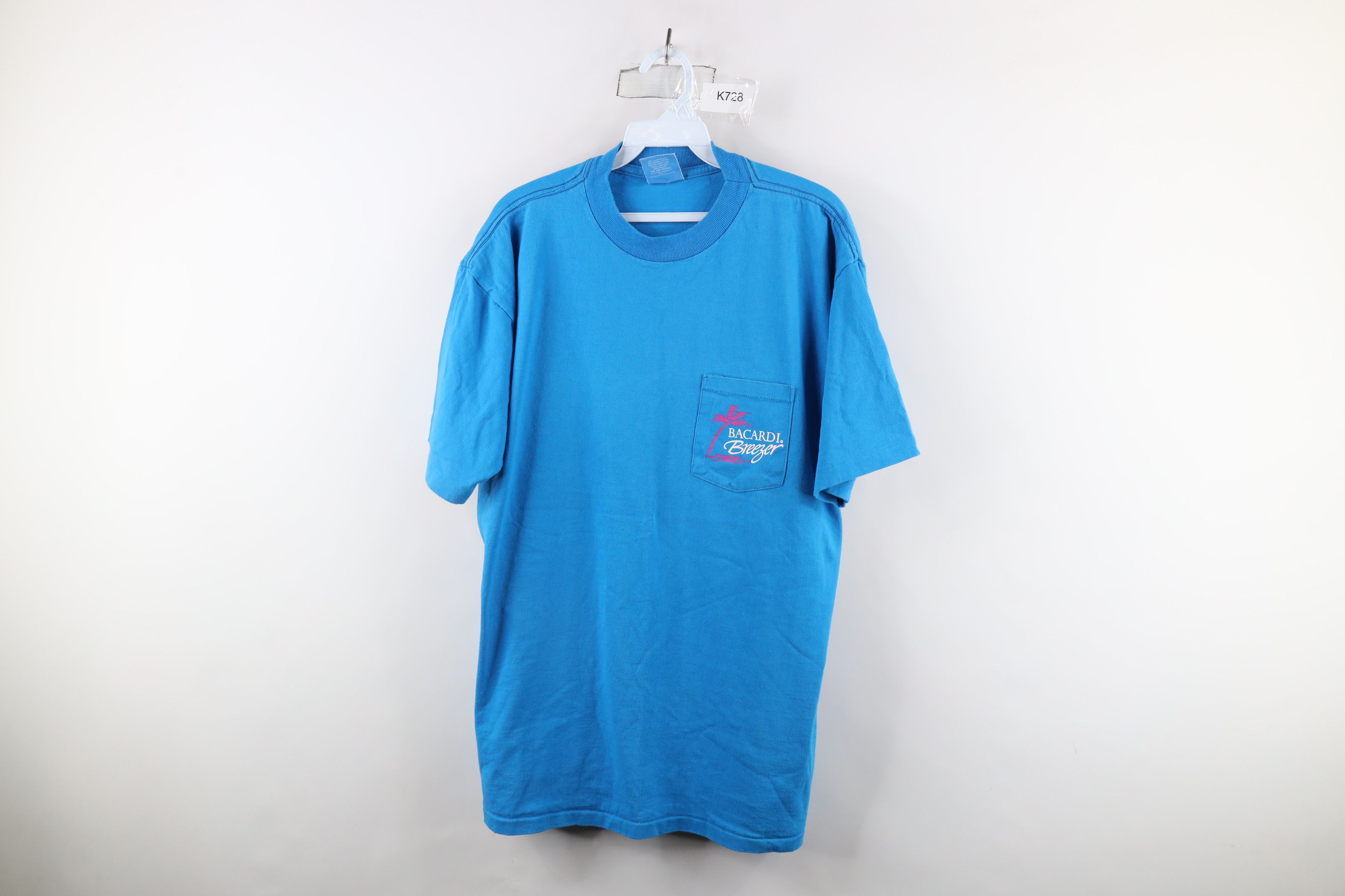 Vintage Vintage 90s Streetwear Rum Breezer Pocket T-Shirt USA Size US L / EU 52-54 / 3 - 1 Thumbnail