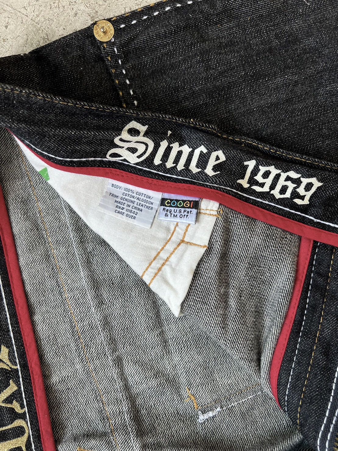 Coogi Very Rare* Vintage Coogi Big Logo Baggy Pants Size US 44 / EU 60 - 6 Thumbnail