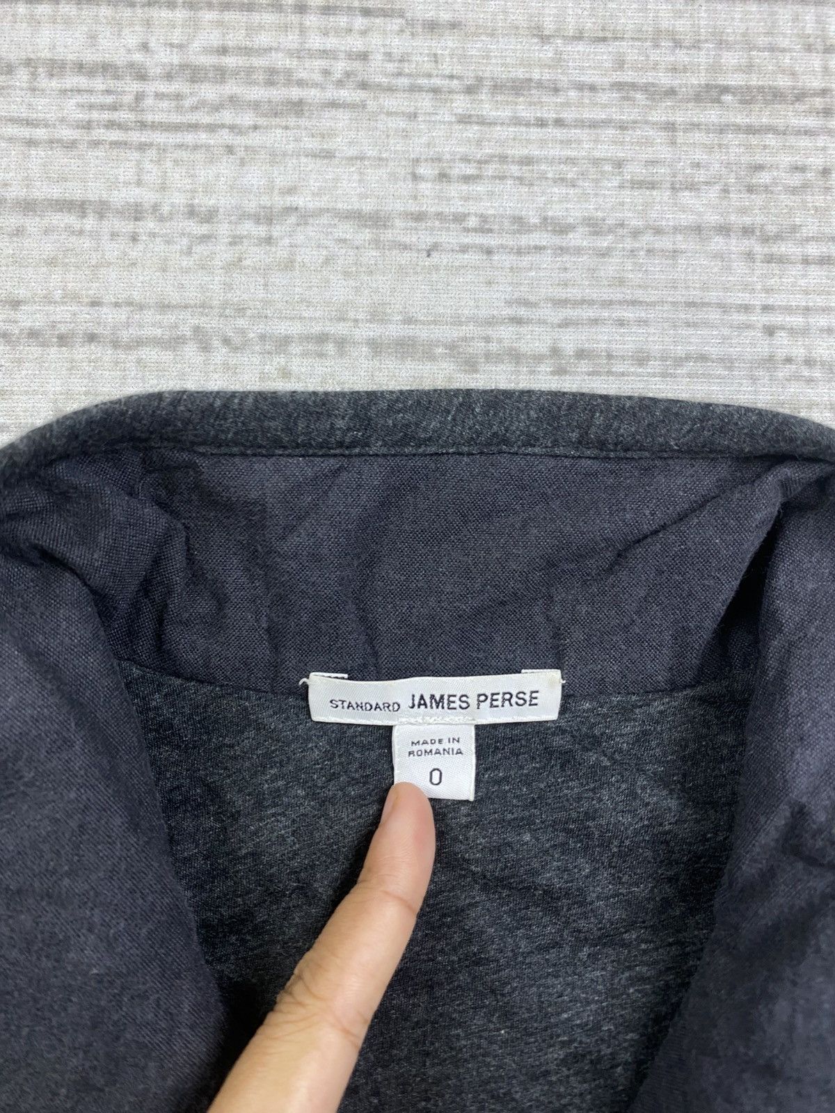 James Perse Vintage James Perse Black Funnel Neck Buttoned Jacket Size US S / EU 44-46 / 1 - 8 Thumbnail