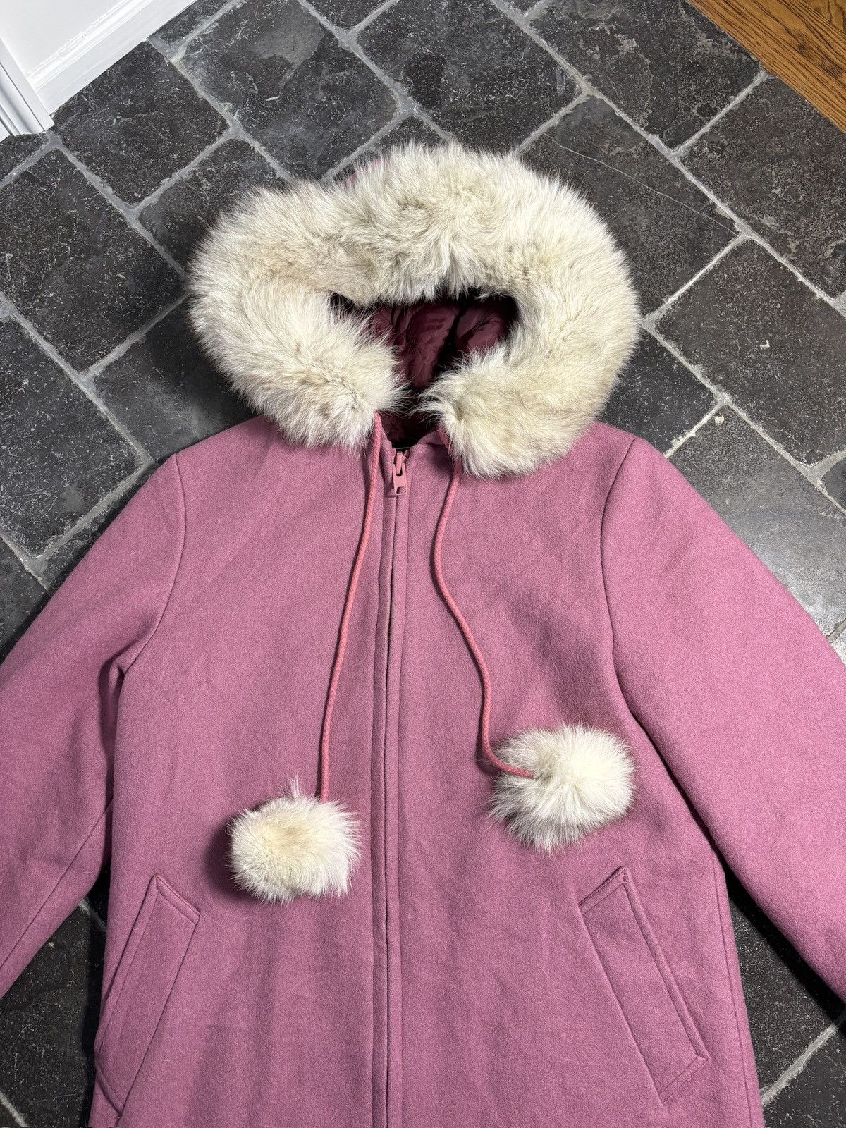 Vintage Vintage Duffle Coat Wool Eskimo Inuit Embroidered Indegenous Size US XS / EU 42 / 0 - 11 Thumbnail