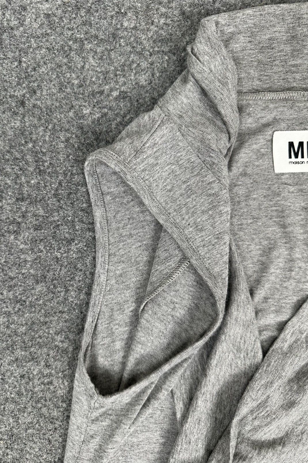 Maison Margiela Maison Margiela - MM6 - Mini Dress Sleeveless - Gray Size M / US 6-8 / IT 42-44 - 6 Thumbnail