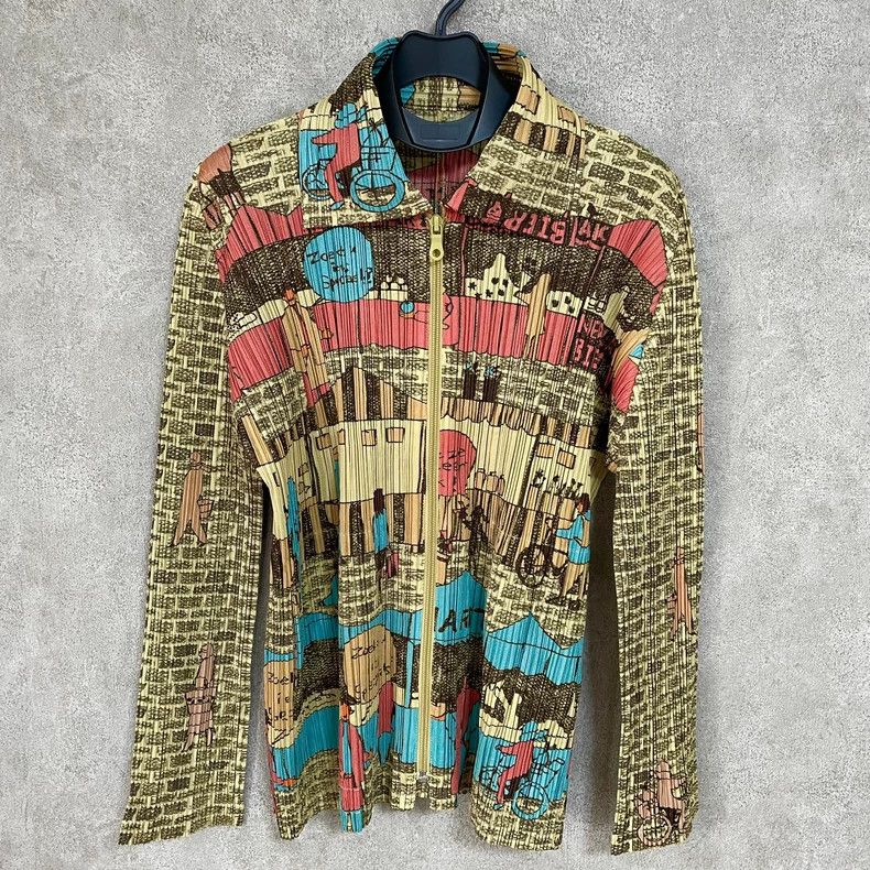 Issey Miyake Issey Miyake size:3 Brown Mexican figurine coat Size XS / US 0-2 / IT 36-38 - 1 Thumbnail