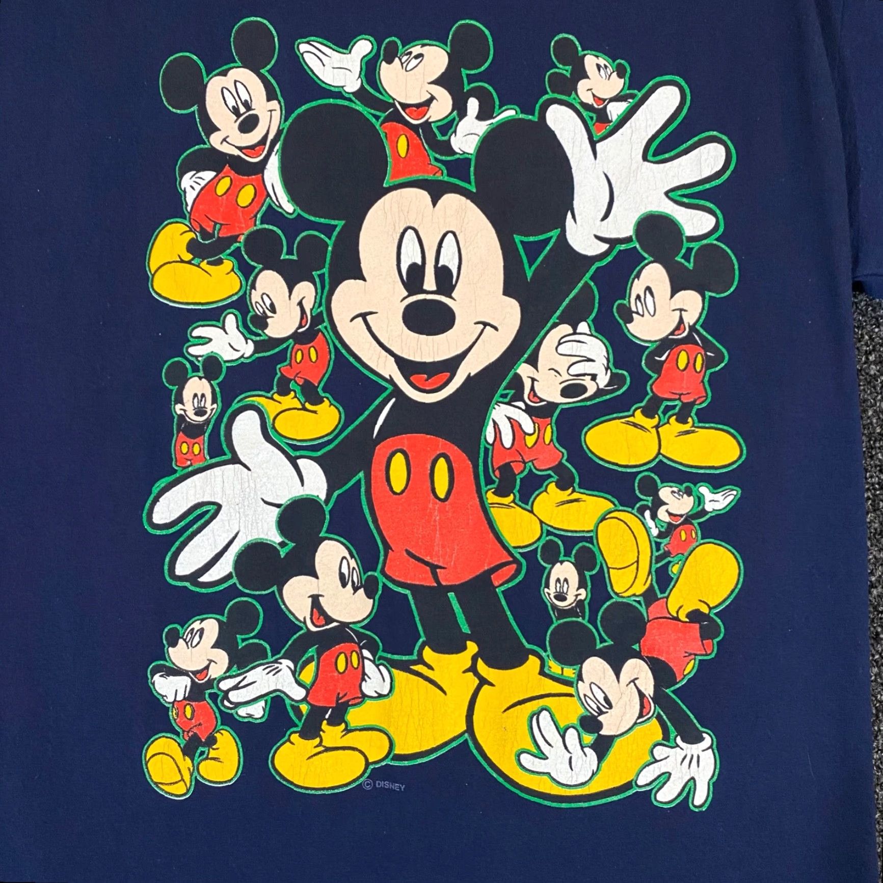 Mickey Unlimited VINTAGE Mickey Unlimited Shirt Mens L Navy Blue Tee Short Sleeve Mouse Large T-Shirt Logo Graphic Print Canvas? Size US L / EU 52-54 / 3 - 2 Thumbnail