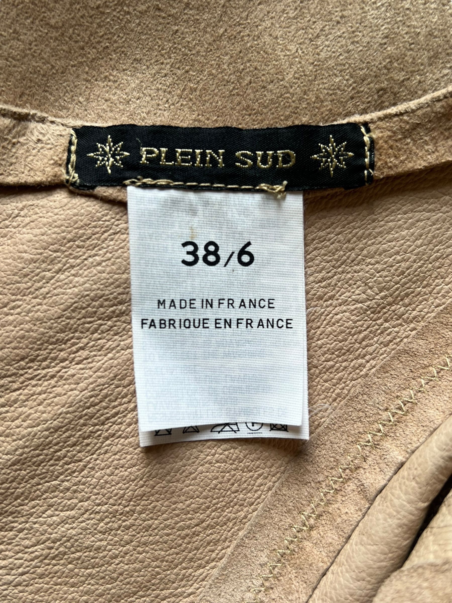 Plein Sud by Fayçal Amor 1994 Beige Leather Dress