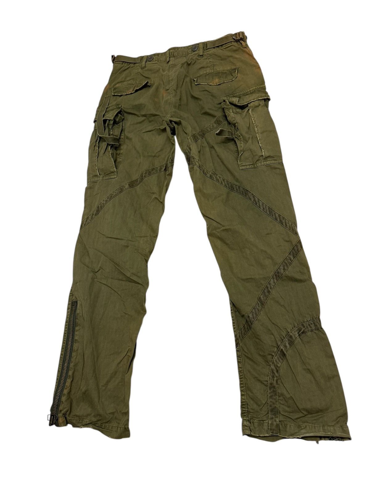 Vintage Japan Brand Aima Tactical Army Style Pants Cargo Design Size US 32 / EU 48 - 5 Thumbnail