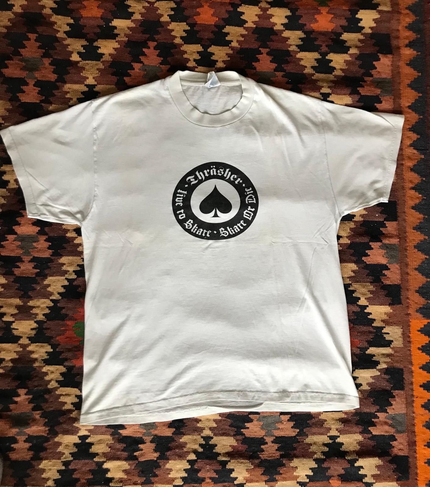 Thrasher THRASHER "Live to Skate Skate or Die" Vtg Rare Hanes Tag Size US L / EU 52-54 / 3 - 1 Thumbnail