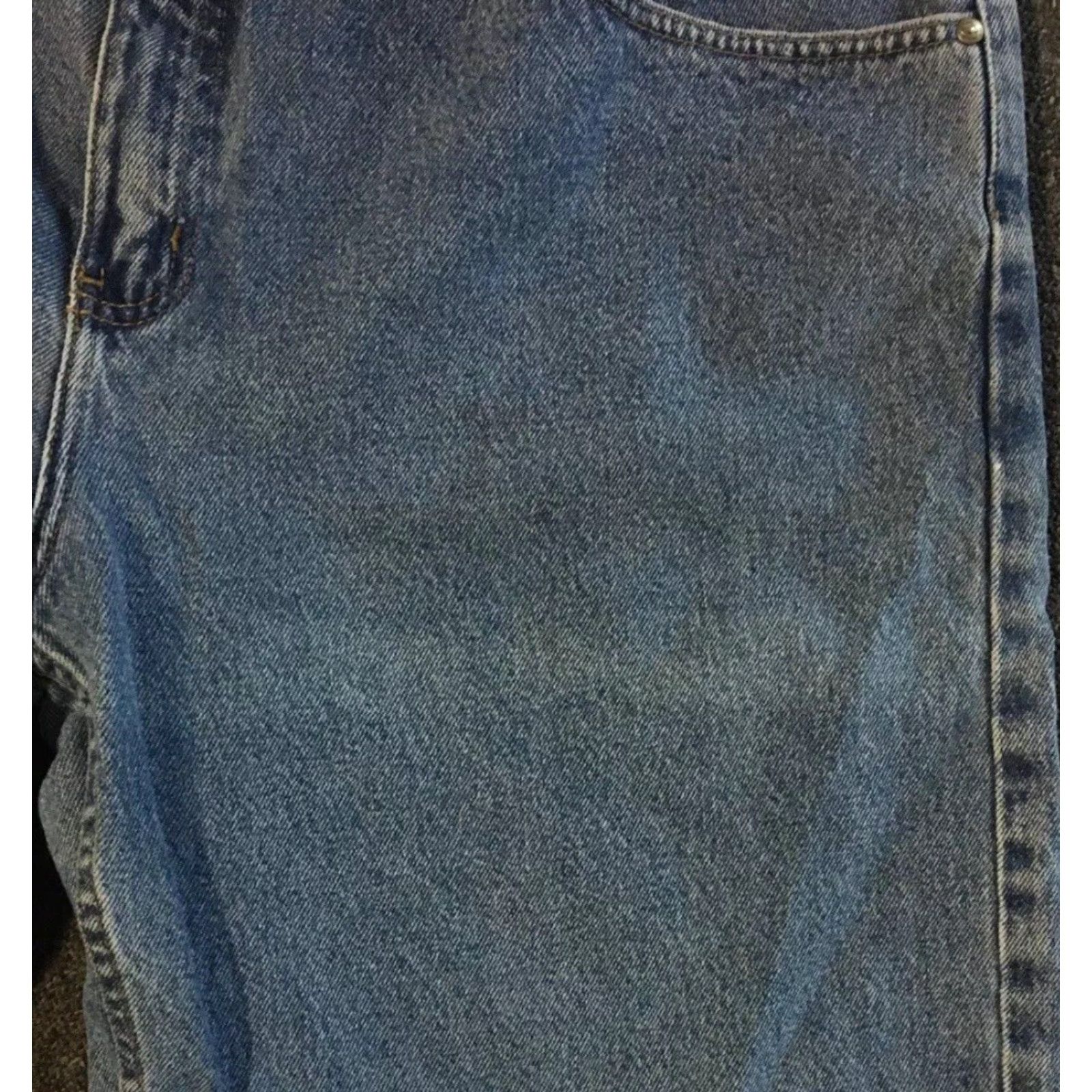 JNCO VINTAGE Anchor Blue Jeans Baggy 90s Grunge Skater Distressed Wide Leg 42 Blue Denim Men Jeans 32in Inseam Size US 42 / EU 58 - 4 Thumbnail