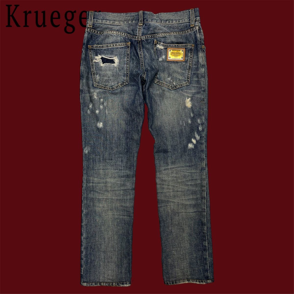 Dolce & Gabbana Dolce&Gabanna 14 gold denim Size US 30 / EU 46 - 2 Thumbnail