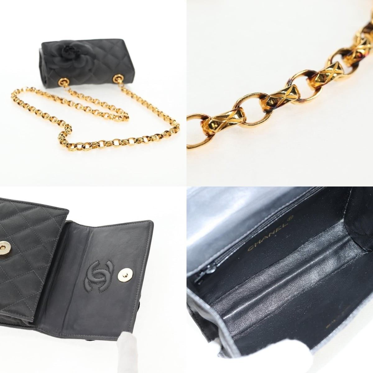 Chanel Chanel Matelasse Camellia Chain Shoulder Bag Size ONE SIZE - 4 Thumbnail
