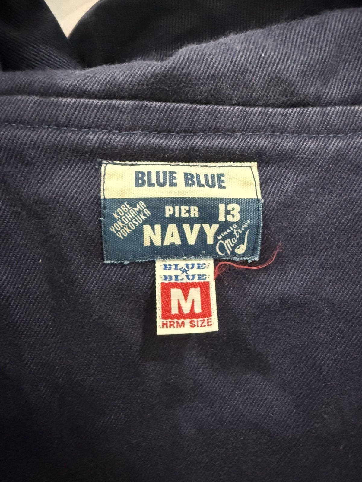 Blue Blue Japan VINTAGE REVESIBLE BLUE-BLUE JAPAN NAVY BLUE ORANGE KAPITAL Size US M / EU 48-50 / 2 - 9 Thumbnail