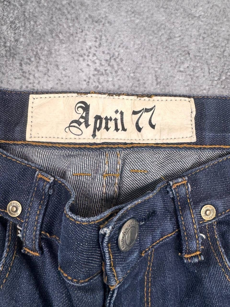 April 77 April 77 Men's Denim Jeans Dark Blue Size W28 Size US 28 / EU 44 - 5 Thumbnail