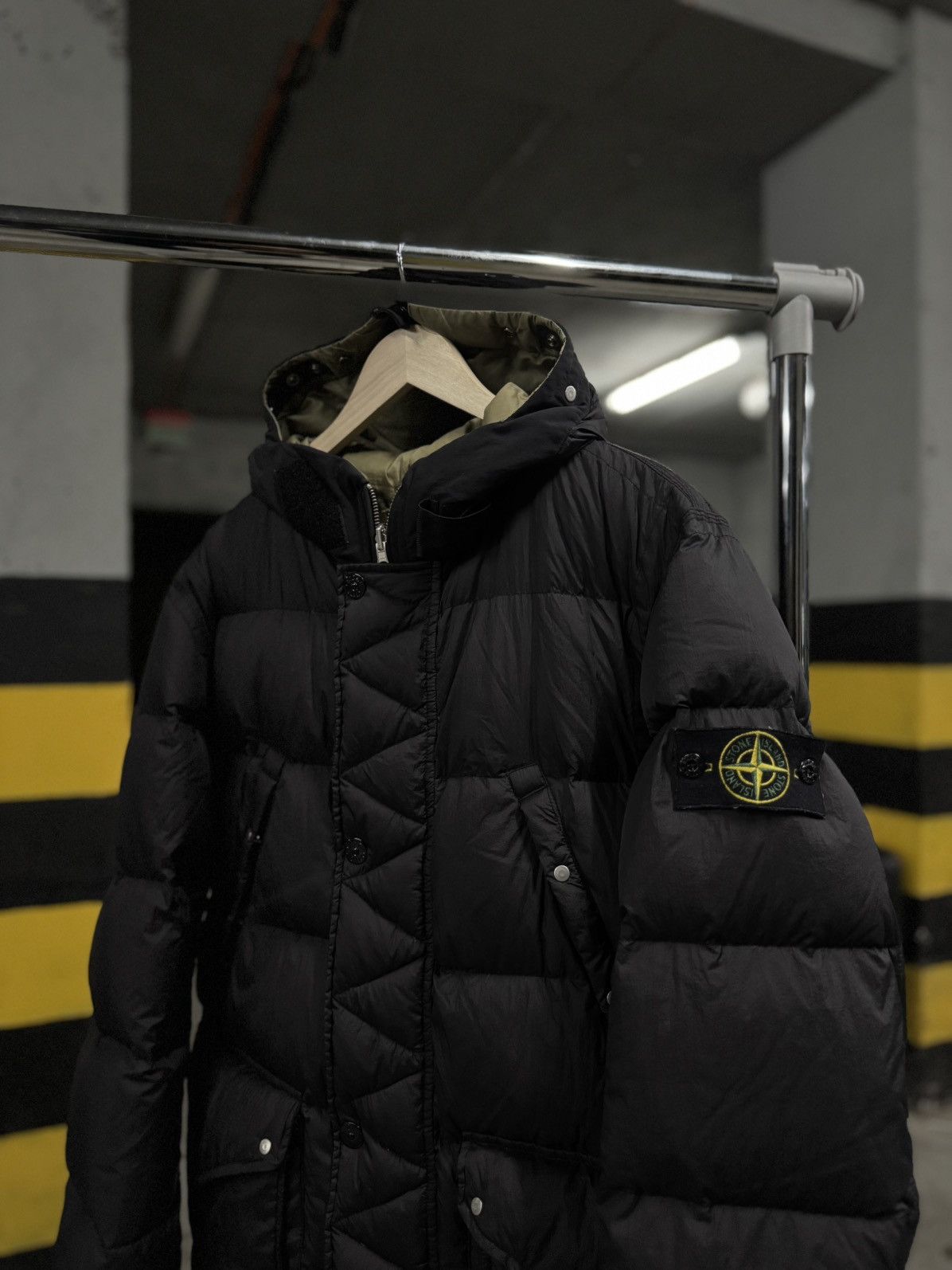 Vintage Stone Island Down Jacket Reversible A/W 2010 Size US L / EU 52-54 / 3 - 3 Thumbnail