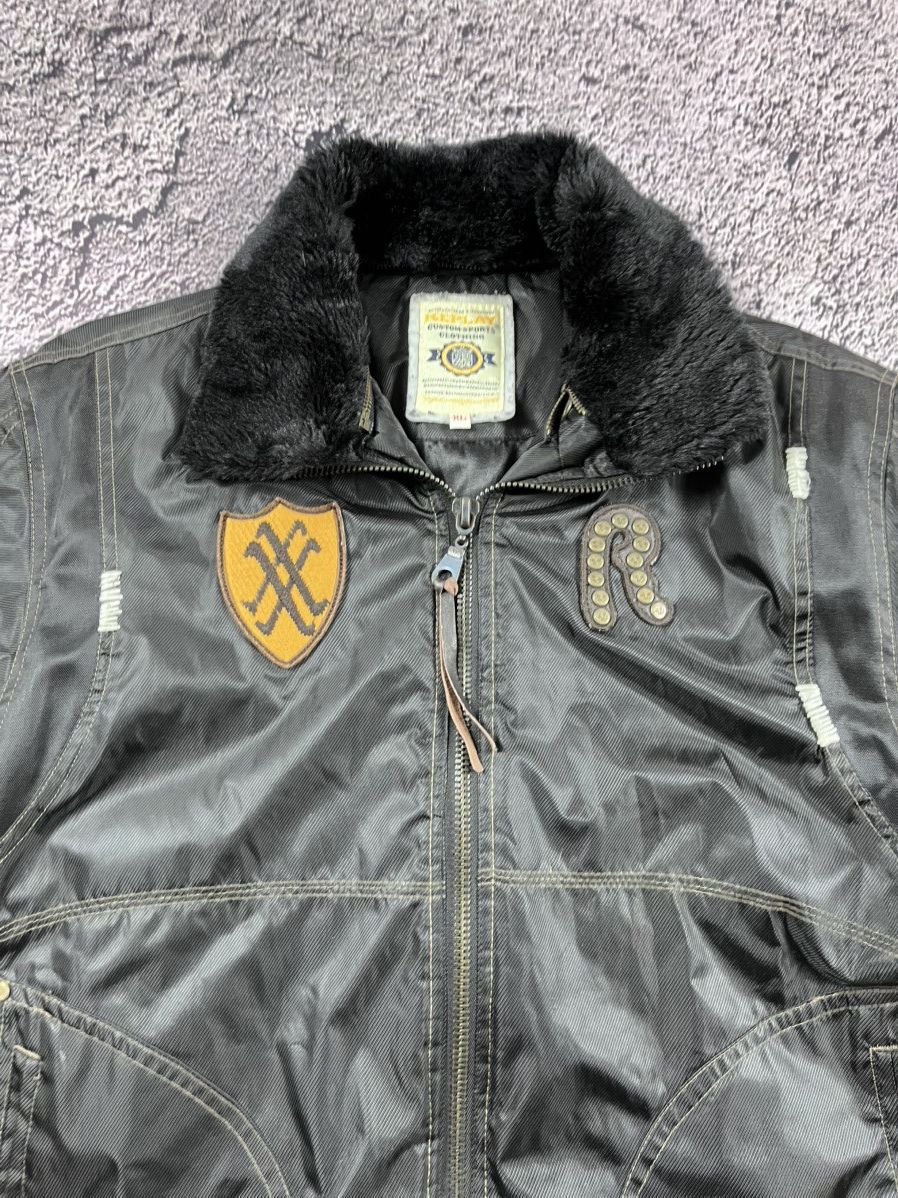 Replay Rare Vintage REPLAY Bomber Like MA1 Flight Aviator Jacket Size US XL / EU 56 / 4 - 5 Thumbnail