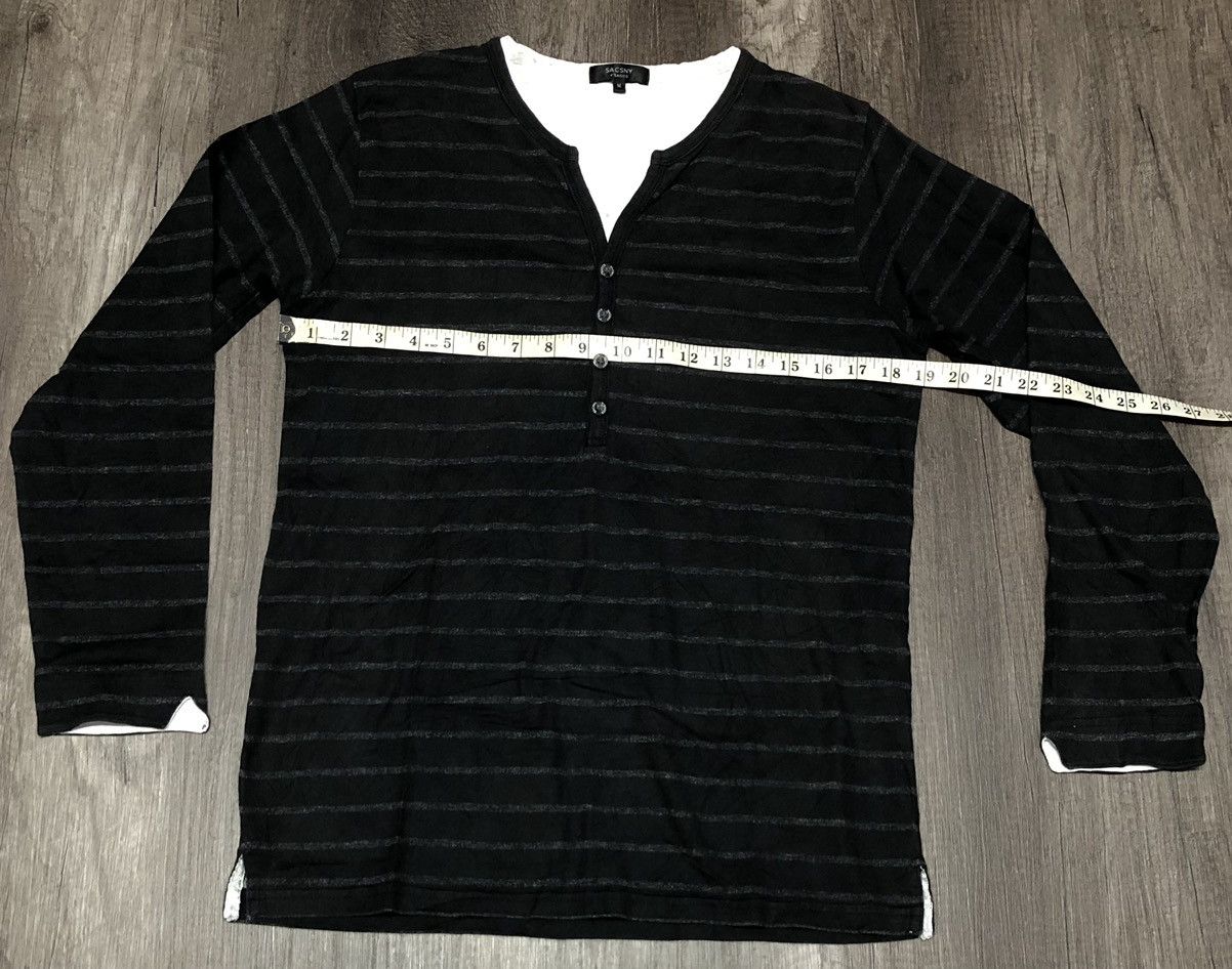Designer × Vintage × Yohji Yamamoto Sacsny Y'saccs Y's Yohji Yamamoto Long Sleeve Tee Shirt Size US M / EU 48-50 / 2 - 4 Thumbnail
