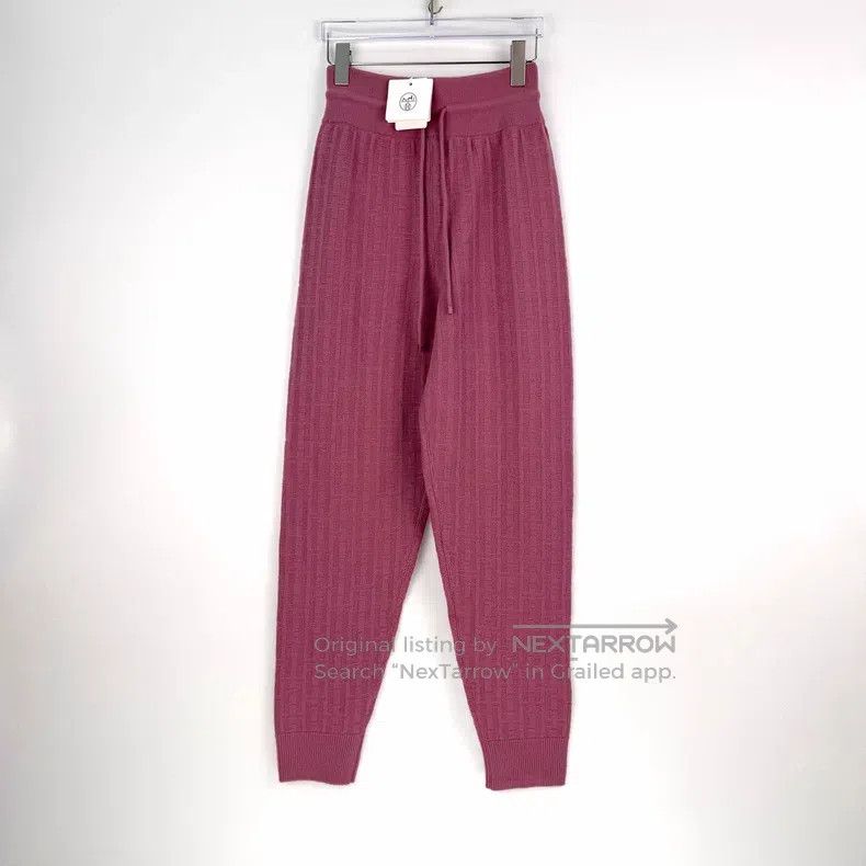 Hermes Hermes Pink Purple Full H Wool Trousers Size 26" / US 2 / IT 38 - 3 Thumbnail