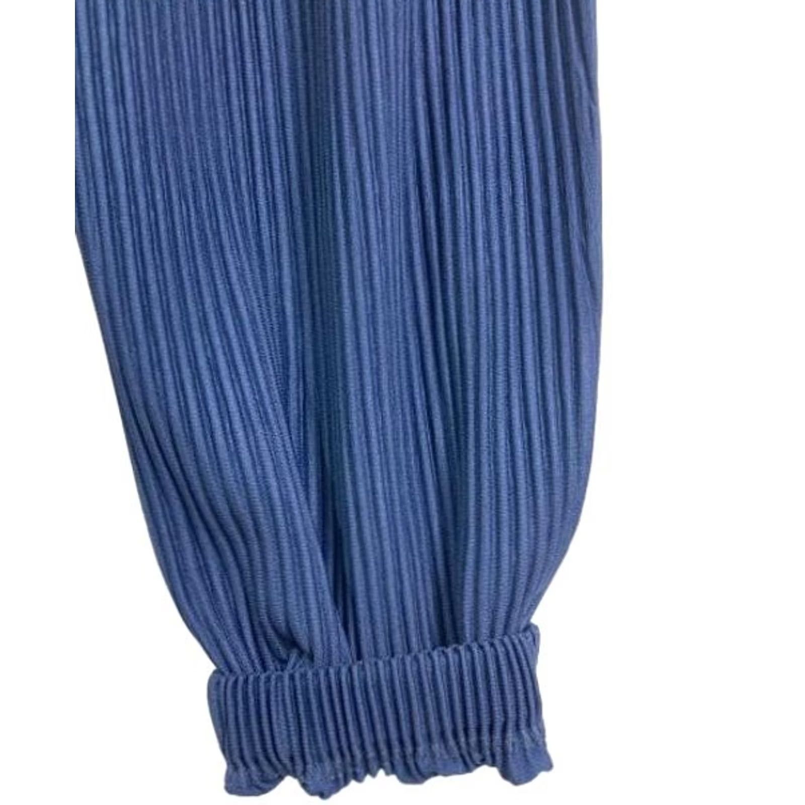 Issey Miyake ISSEY MIYAKE Pants Mens S Navy HOMME PLISSE PLEATED JOGGER LONG LENGTH MEN SIZE USED Size US 29 - 3 Thumbnail