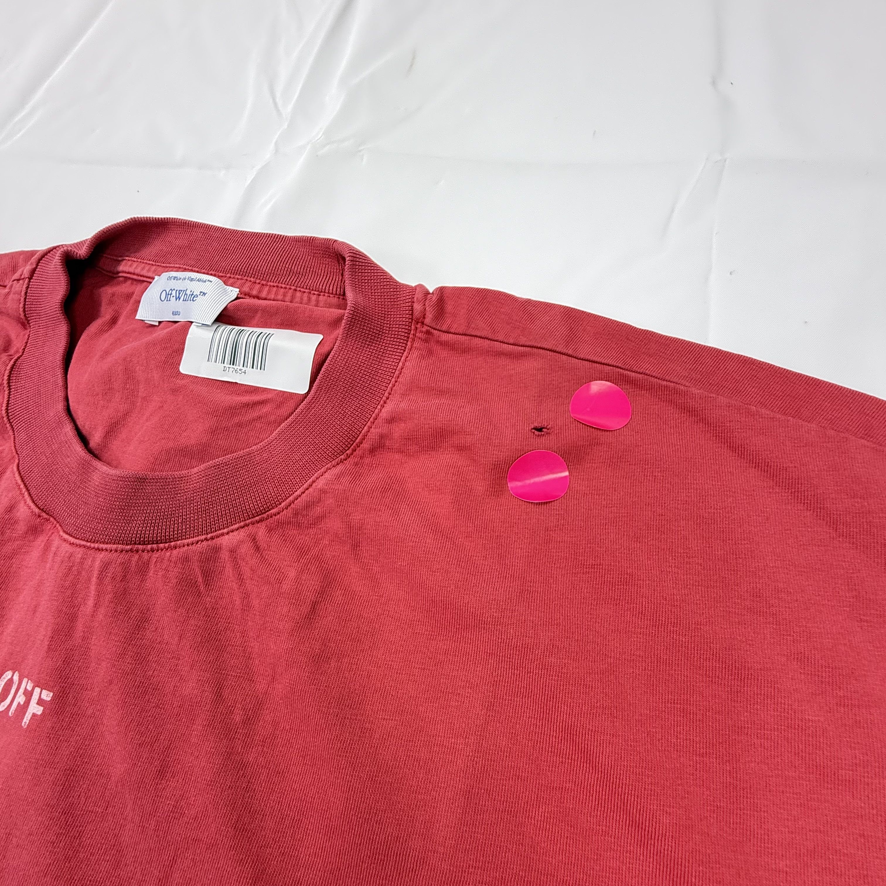 Off-White Off-White Caravaggio Graphic T-Shirt Red Oversized XL Size US XL / EU 56 / 4 - 5 Thumbnail