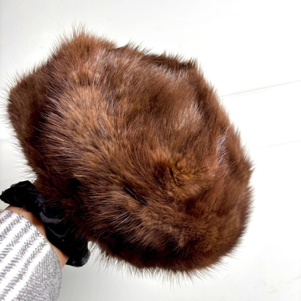 Designer Vintage Raccoon Fur Hat from Canada - GR Original Size ONE SIZE - 1 Thumbnail