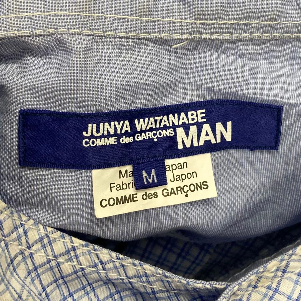 Junya Watanabe Patchwork Gingham Check Shirt Jacket Size US M / EU 48-50 / 2 - 6 Thumbnail