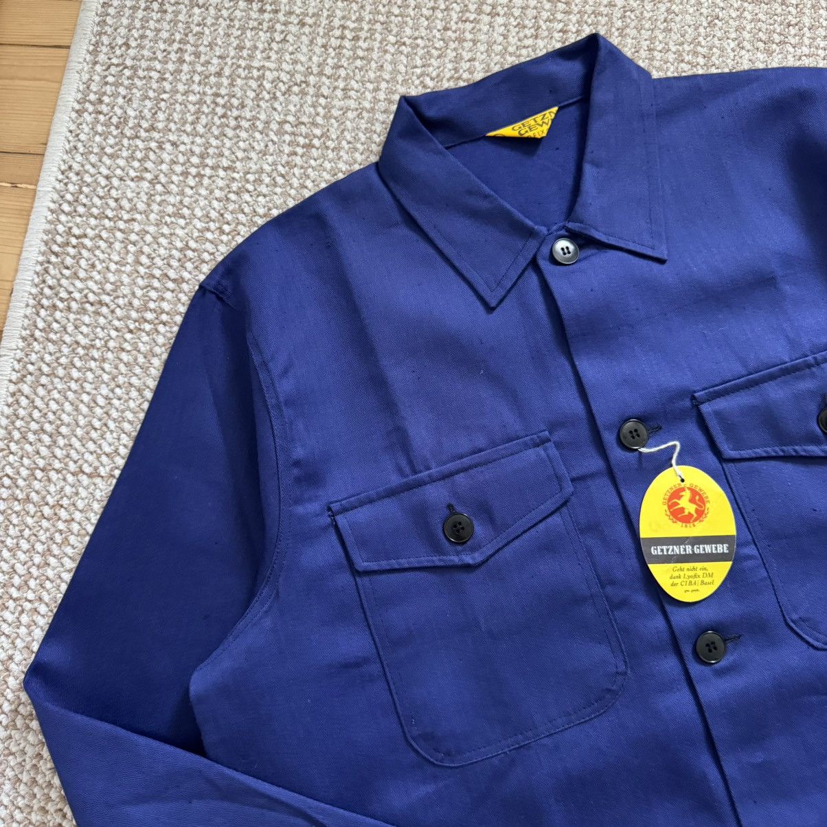 Le Laboureur German deadstock vintage HBT works french jacket Size US M / EU 48-50 / 2 - 5 Thumbnail
